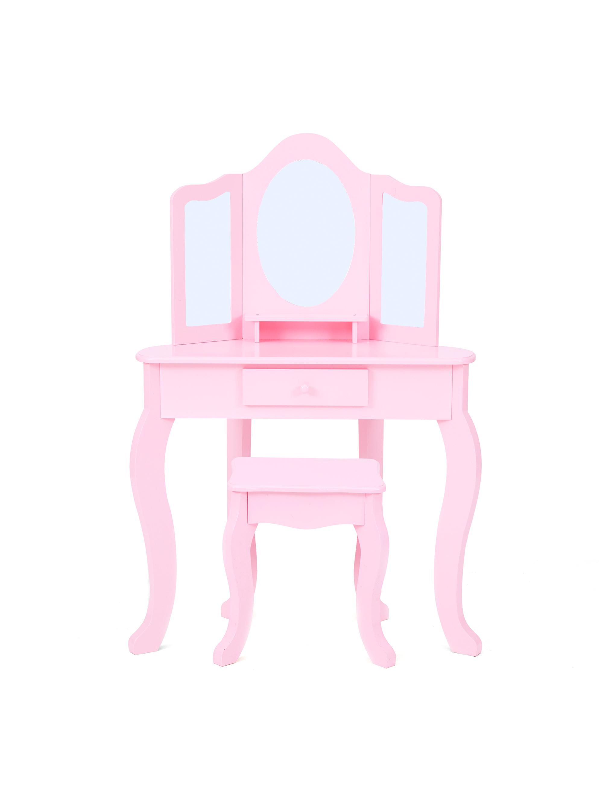 Teamson Little Lady Alessandra Corner Play Vanity Set - Pink