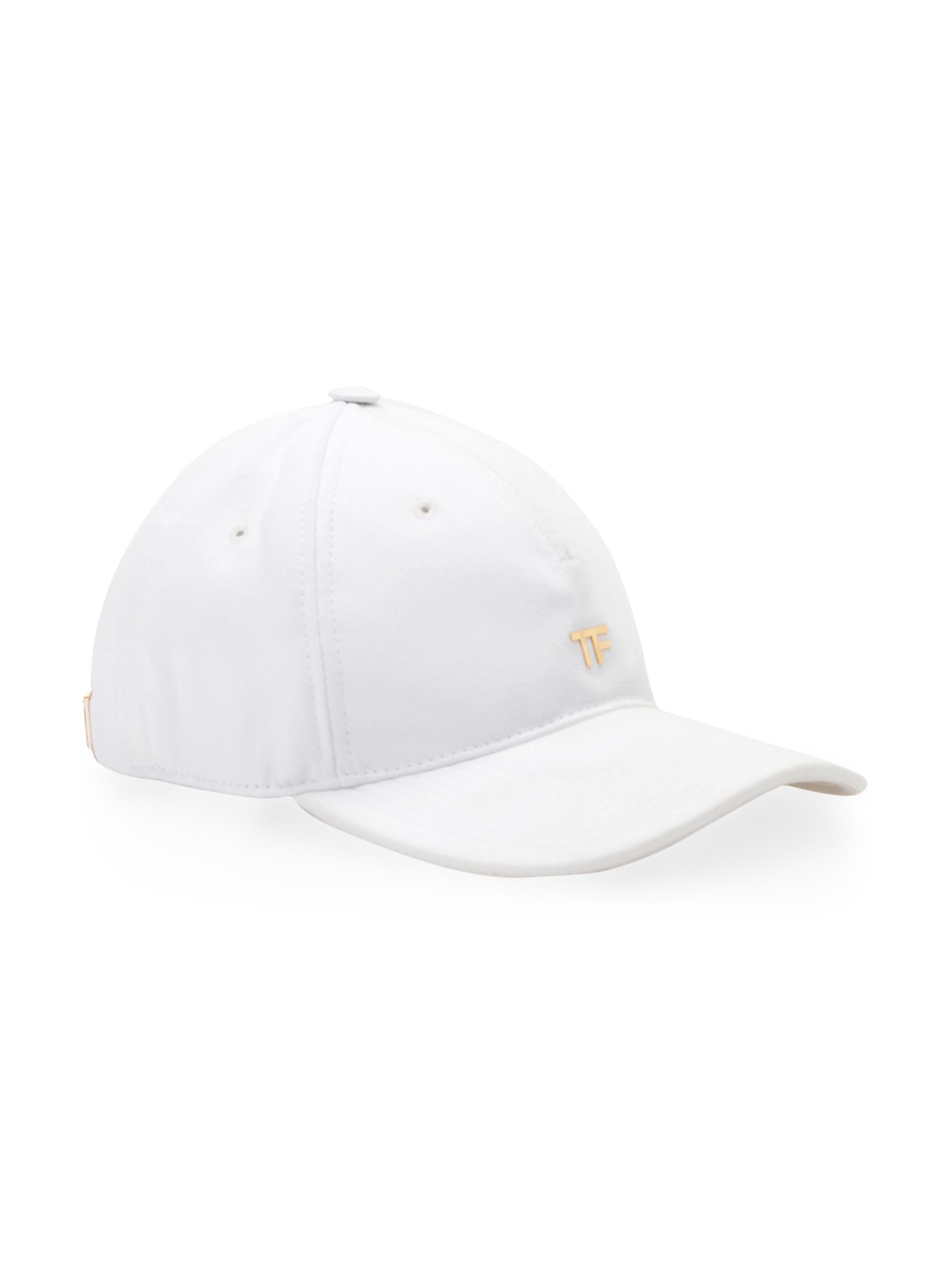 TOM FORD Women's Logo Canvas Baseball Cap - White