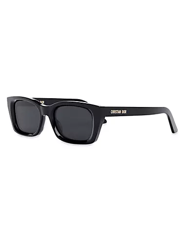 DiorMidnight S3I 52 MM Rectangular Sunglasses