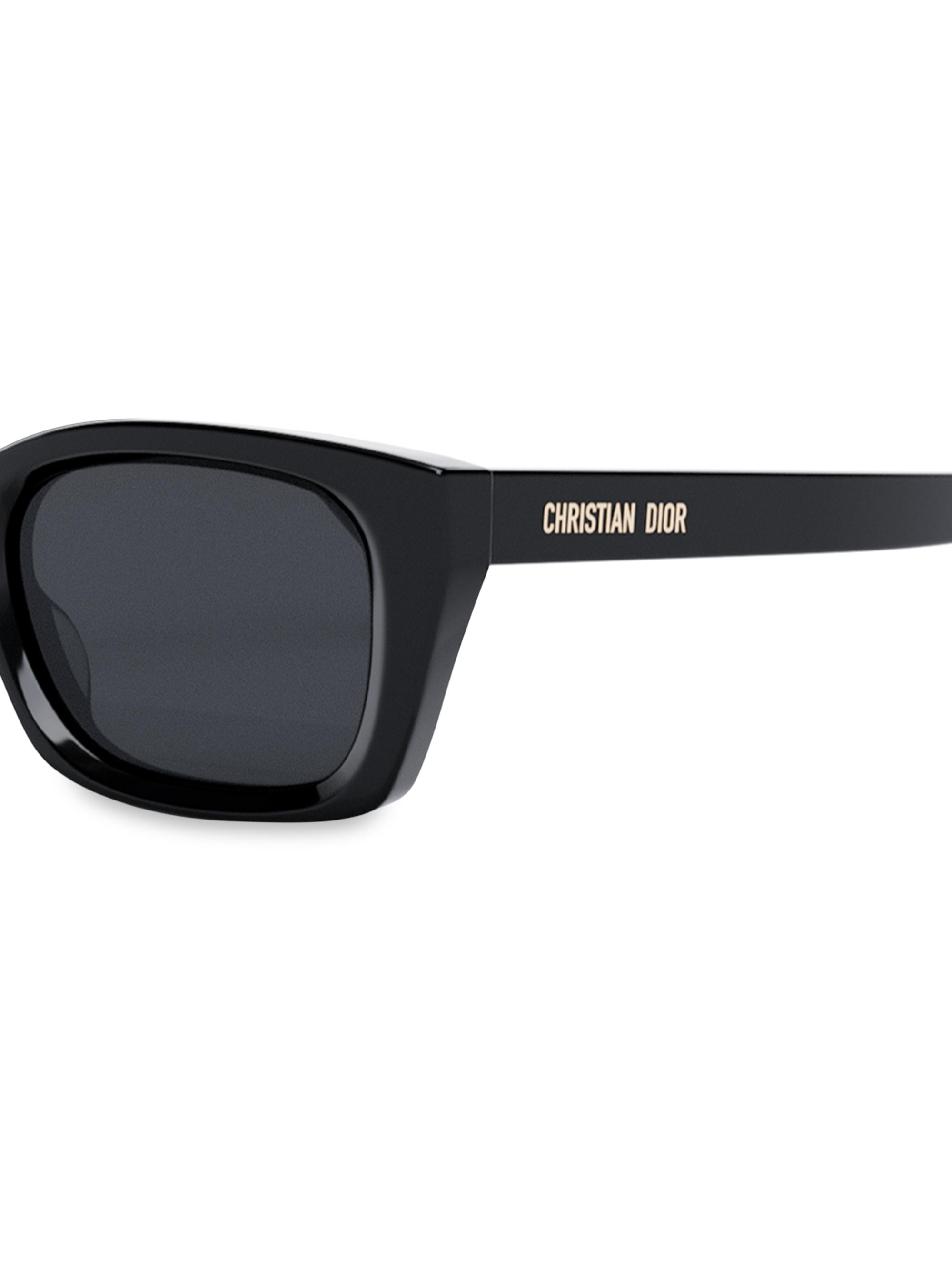 【クリスチャンディオール】サングラス　DIORMIDNIGHT S3I 黒 DIOR EYEWEAR DiorMidnight S3I square-frame acetate