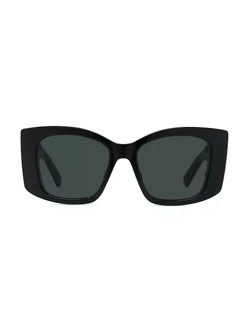 Stella McCartney Women's Falabella 53mm Butterfly Sunglasses Black