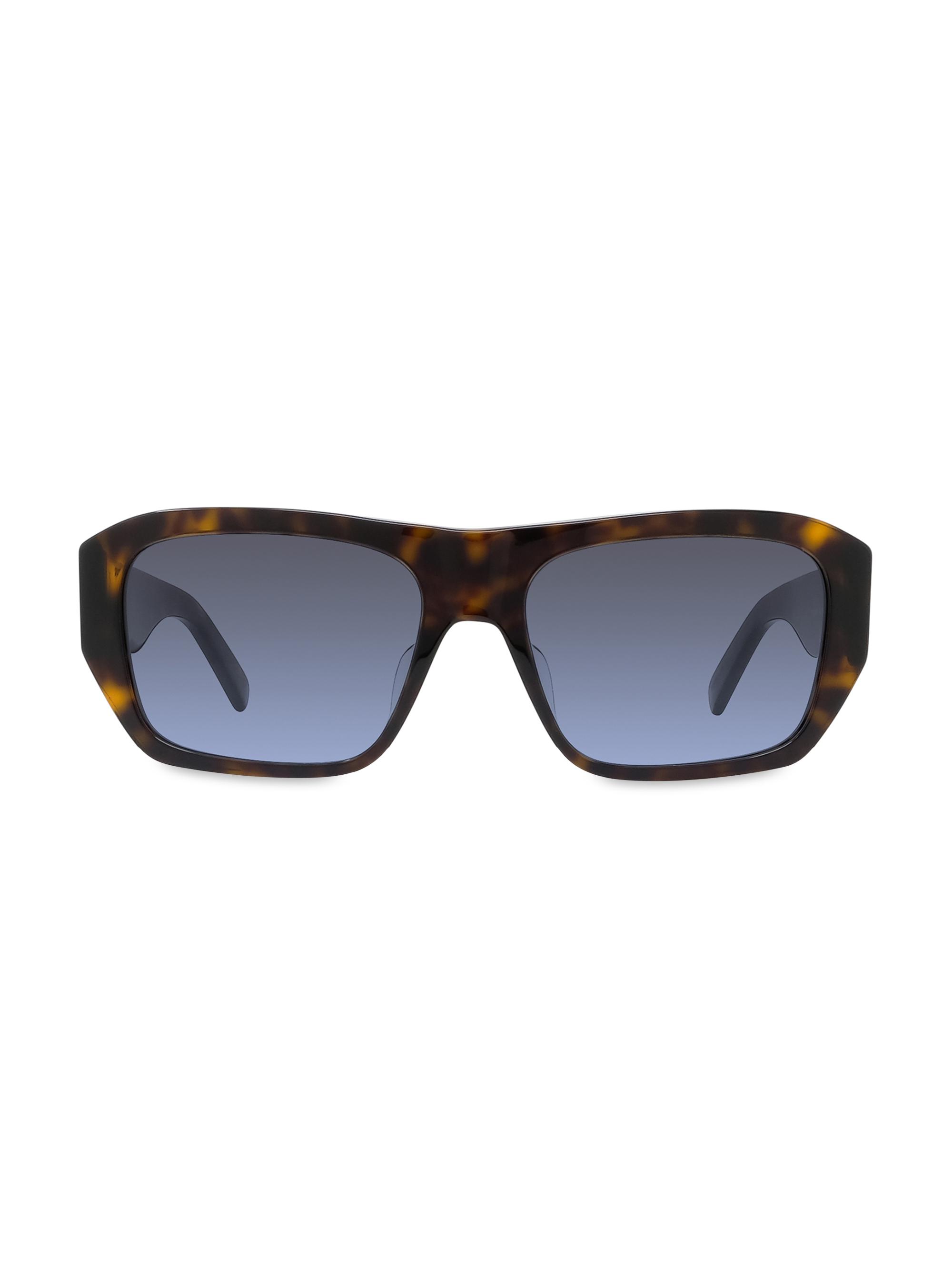 Givenchy Women's 4G Geometric Sunglasses - Dark Havana