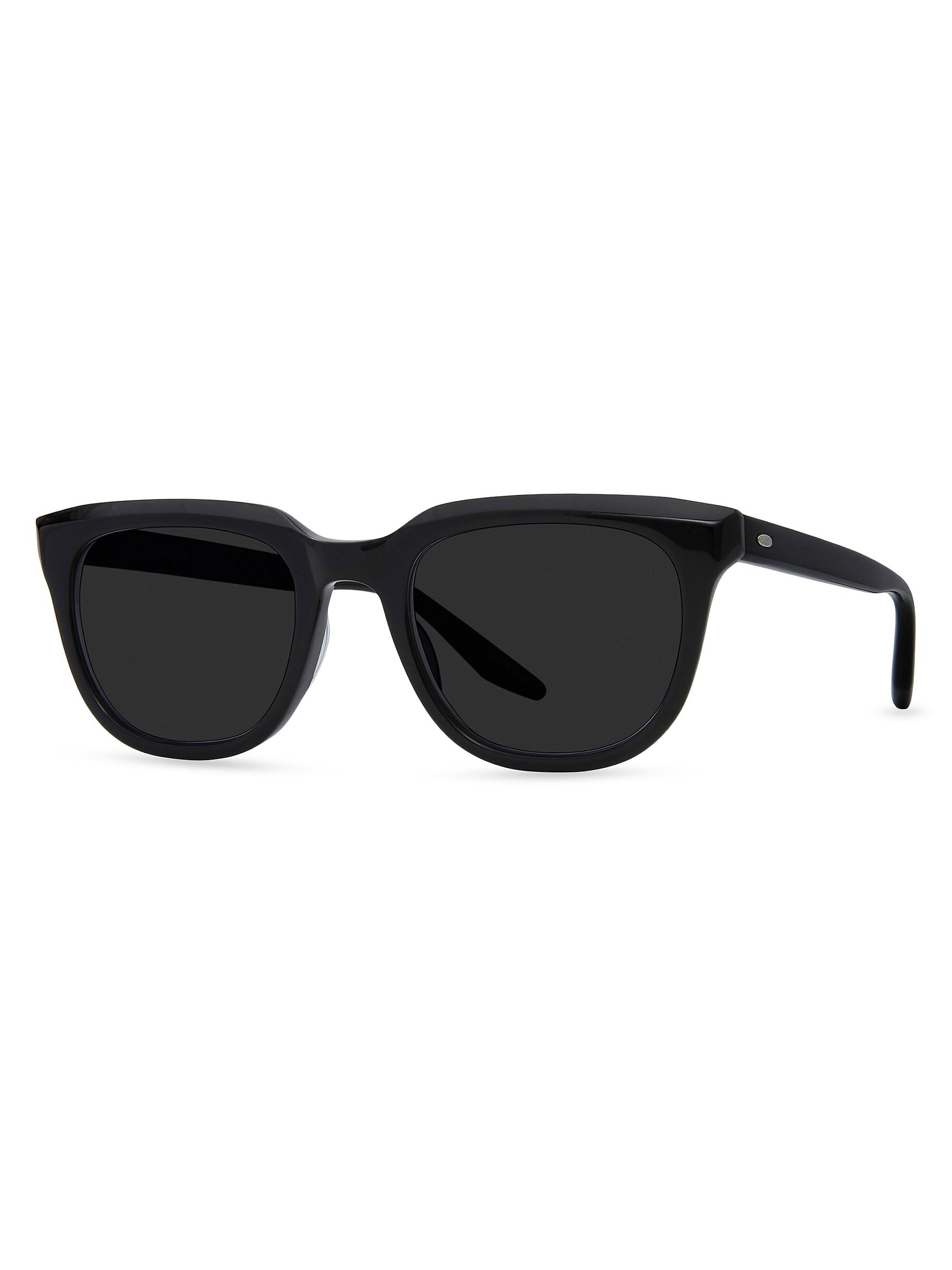 Barton Perreira Men's Bogle 50MM Rectangle Sunglasses - Bogle Black Nocturnal