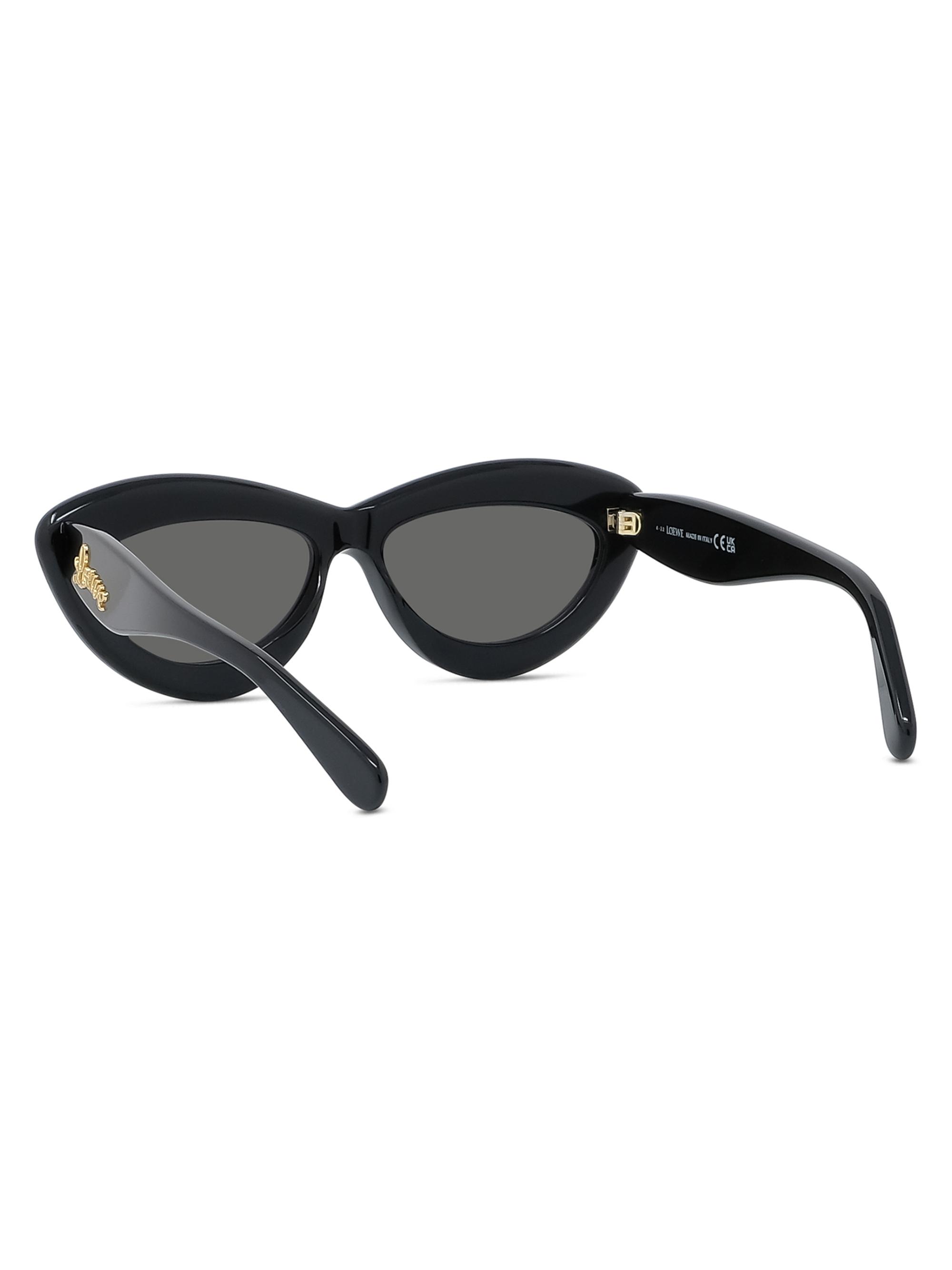 LOEWE inflated ブラック キャットアイ サングラス Loewe Inflated Sunglasses LW40097I 01A - US