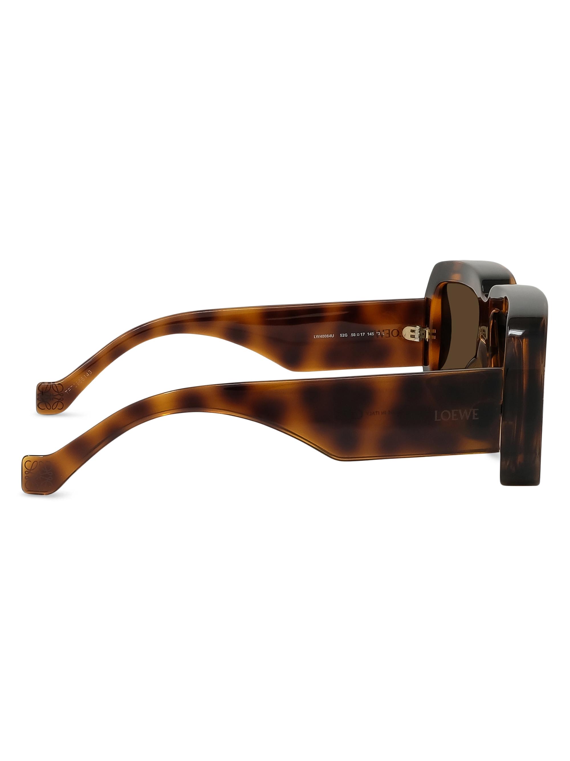 LOEWE Men's x Paula's Ibiza 56MM Oversized Square Sunglasses - Dark Havana Brown | Thumbnail 7