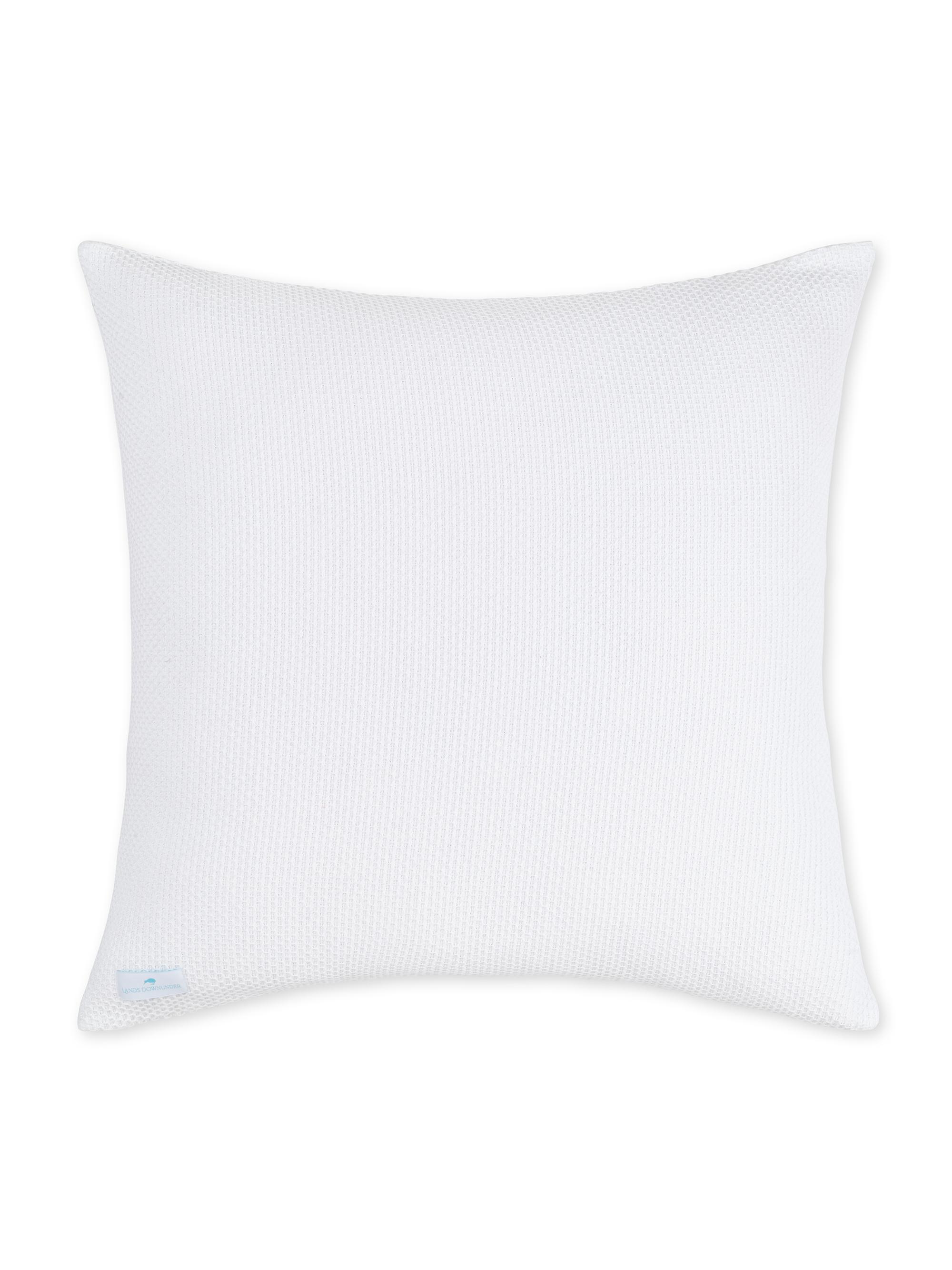 Lands Downunder Diamond Weave Sham Cover - White King