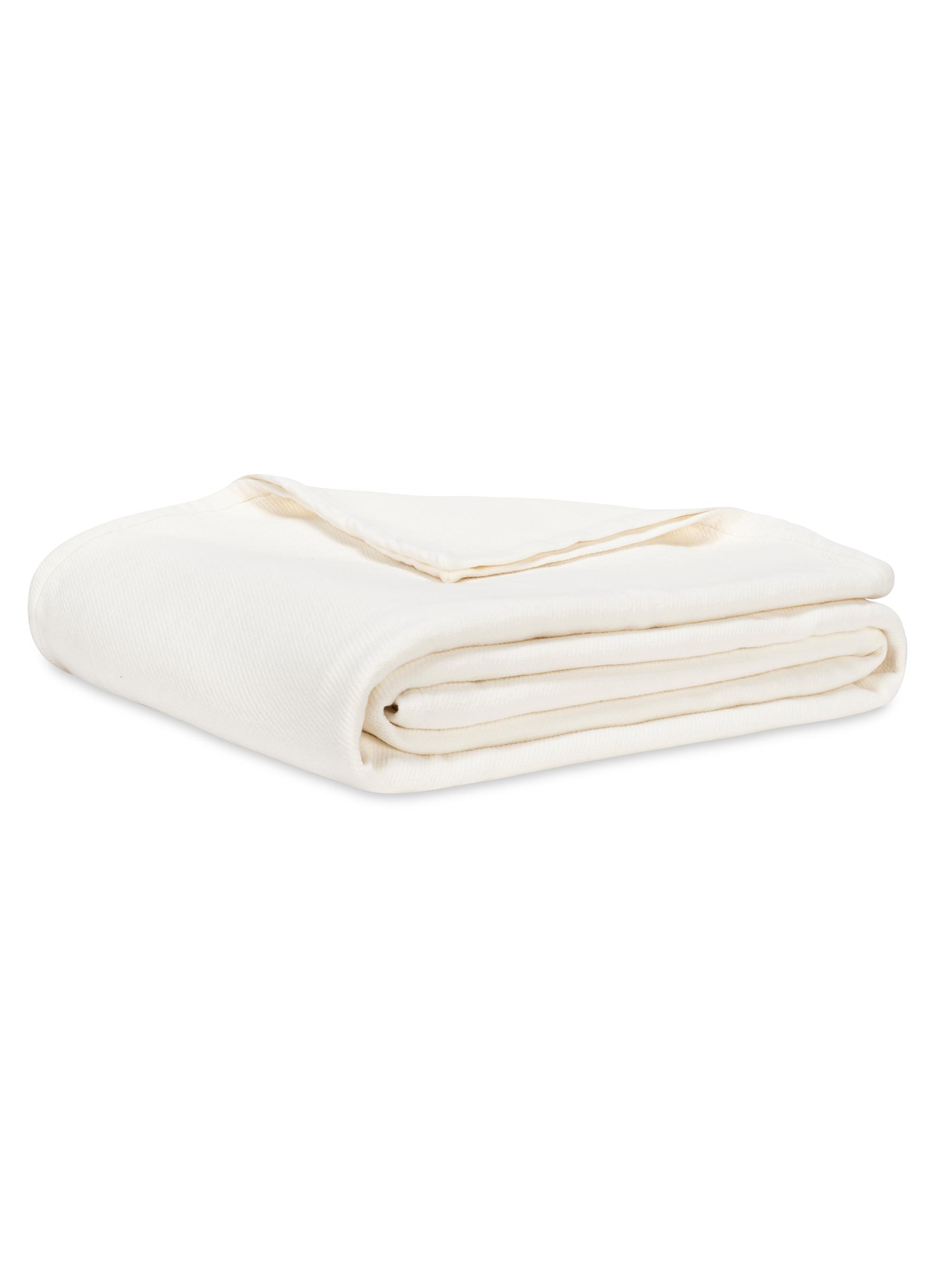 Lands Downunder Bristol Cotton Blanket - Off White King