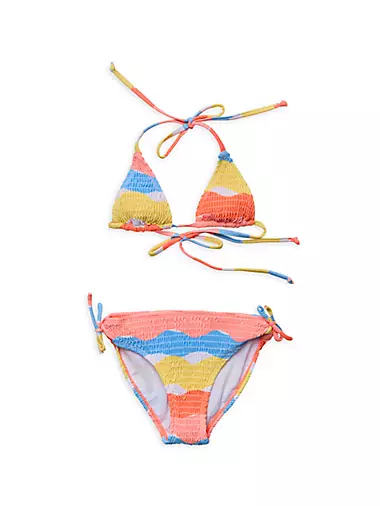 Buy Picnic Party Frilled Bandeau Bikini by Snapper Rock online