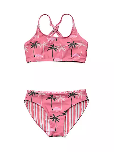 Buy Good Vibes Frilled Bandeau Bikini by Snapper Rock online
