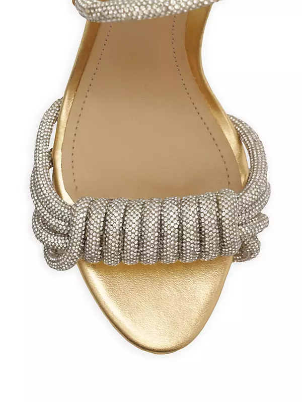 Shop Schutz Jewell Crystal-Embellished High-Heel Sandals | Saks 