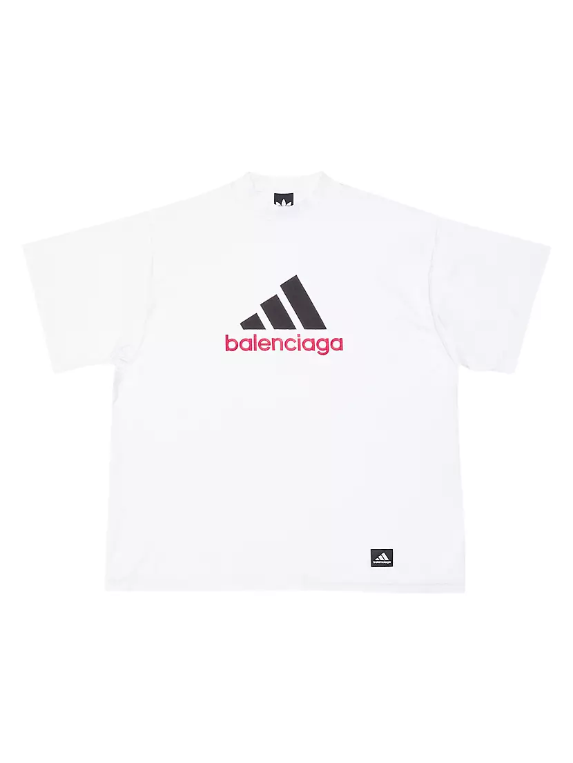 Shop Balenciaga Adidas Balenciaga T-shirt Oversized | Saks Shop Balenciaga Adidas Balenciaga T-shirt Oversized | Saks