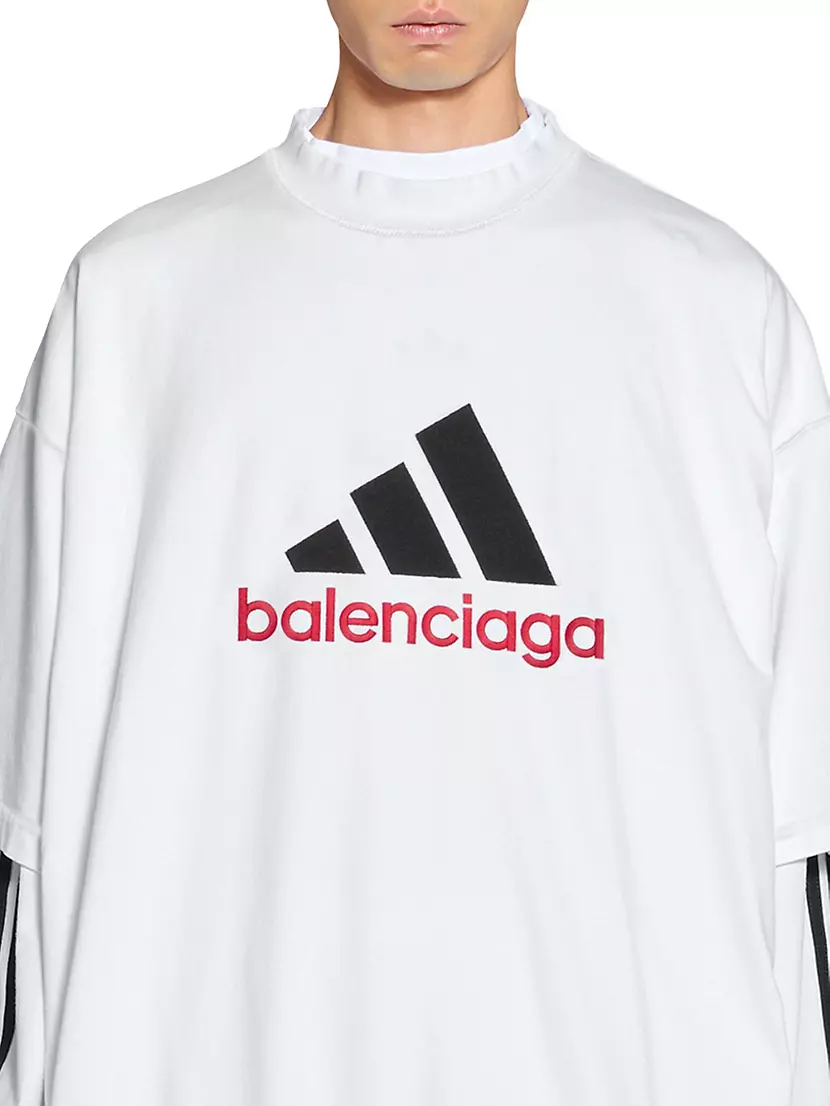 Shop Balenciaga Adidas Balenciaga T-shirt Oversized | Saks Shop Balenciaga Adidas Balenciaga T-shirt Oversized | Saks