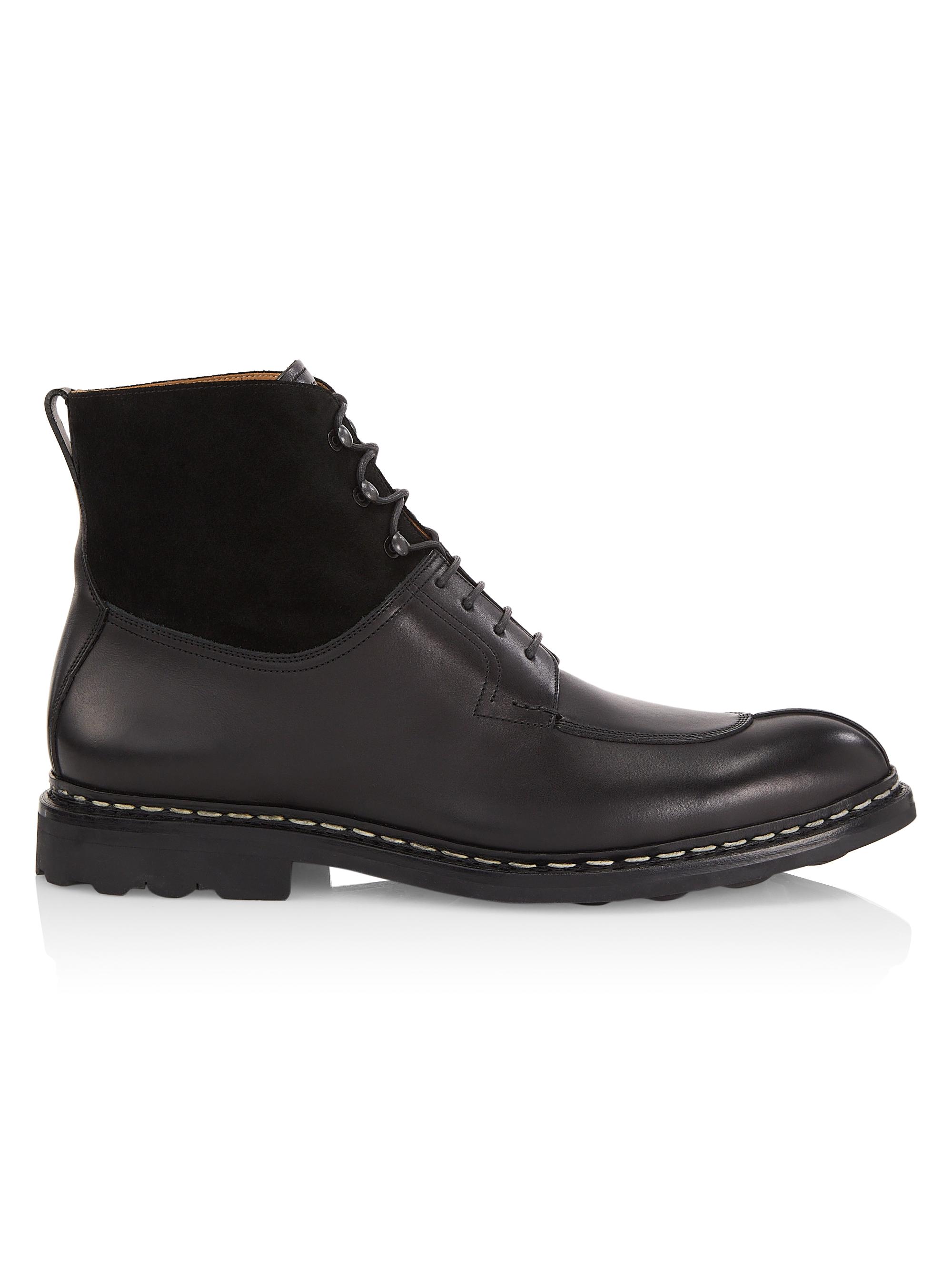 Alexander McQueen BrogueWingtipLeather Platform Combat boots Alexander McQueen Womens Leather Ankle Combat Boots – Bluefly main image 4
