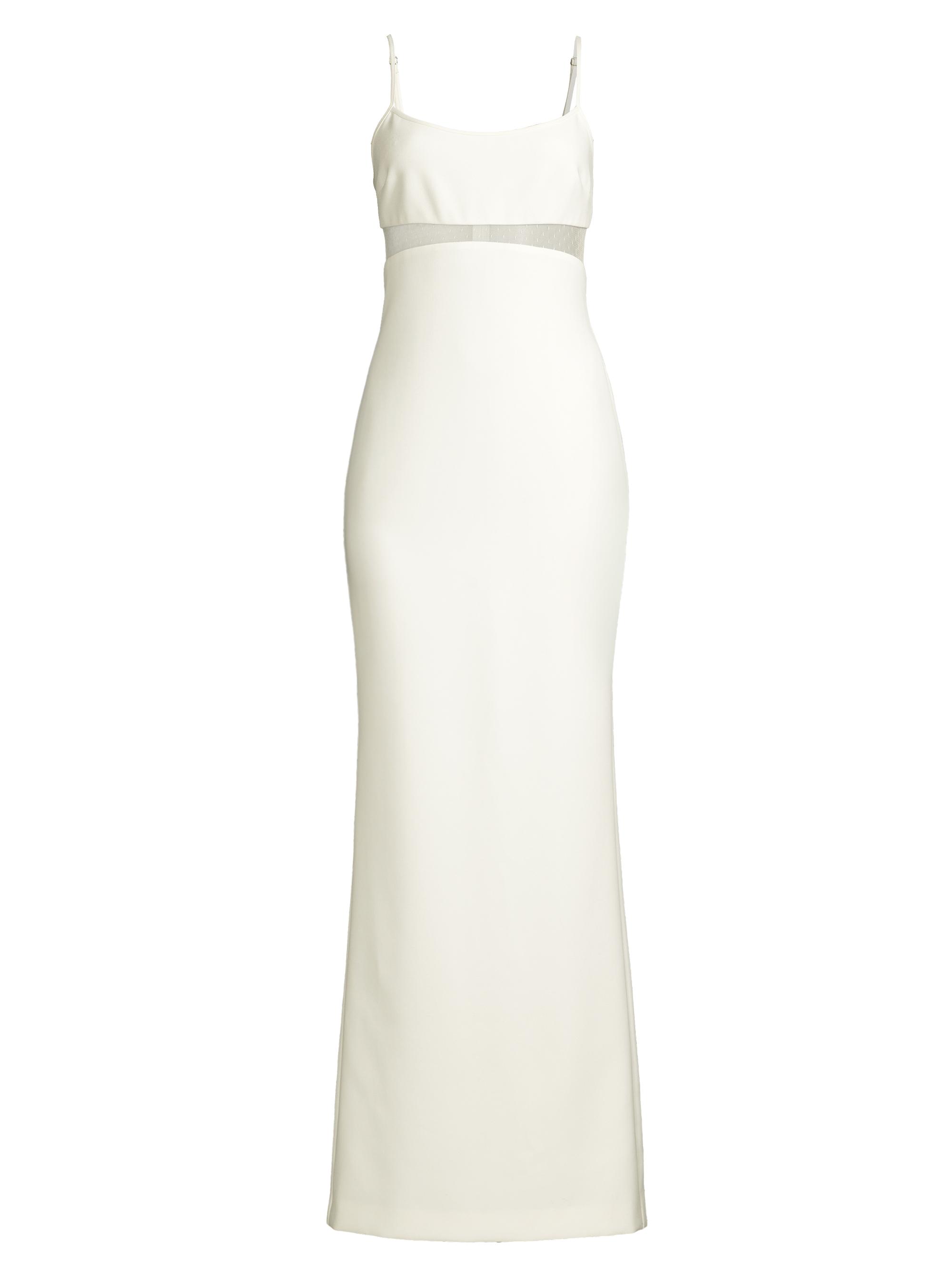 Likely Women's Stefania Swiss Dot Inset Gown - White