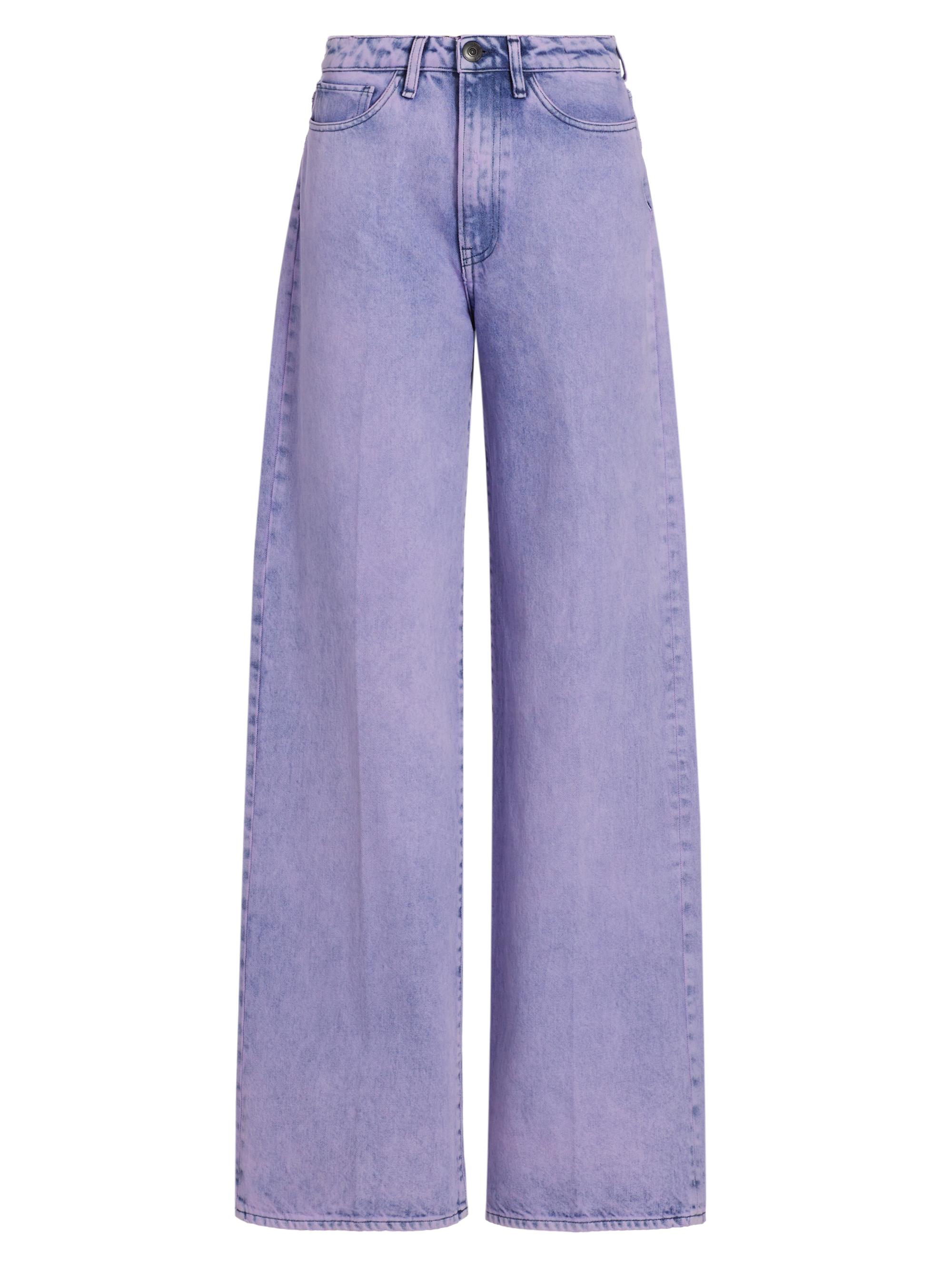 3x1 Women's Flip Wide-Leg Jeans - Random Bleach Lavender