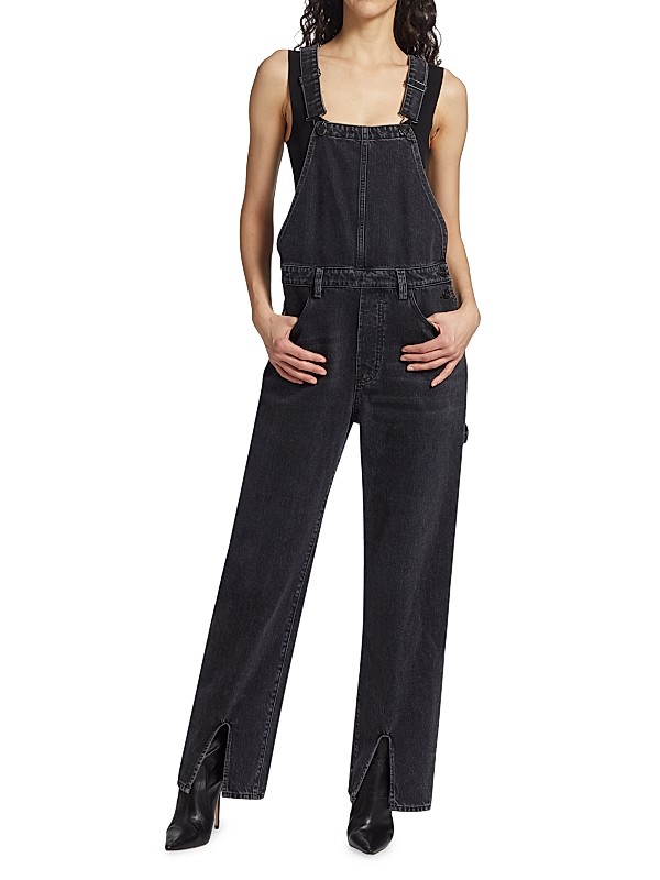 Shop 3x1 Cindy Wide-Leg Denim Overalls | Saks Fifth Avenue Shop 3x1 Cindy Wide-Leg Denim Overalls | Saks Fifth Avenue