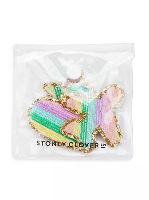 Shop Stoney Clover Lane 3-Pack Rainbow Glitter Icon Patch