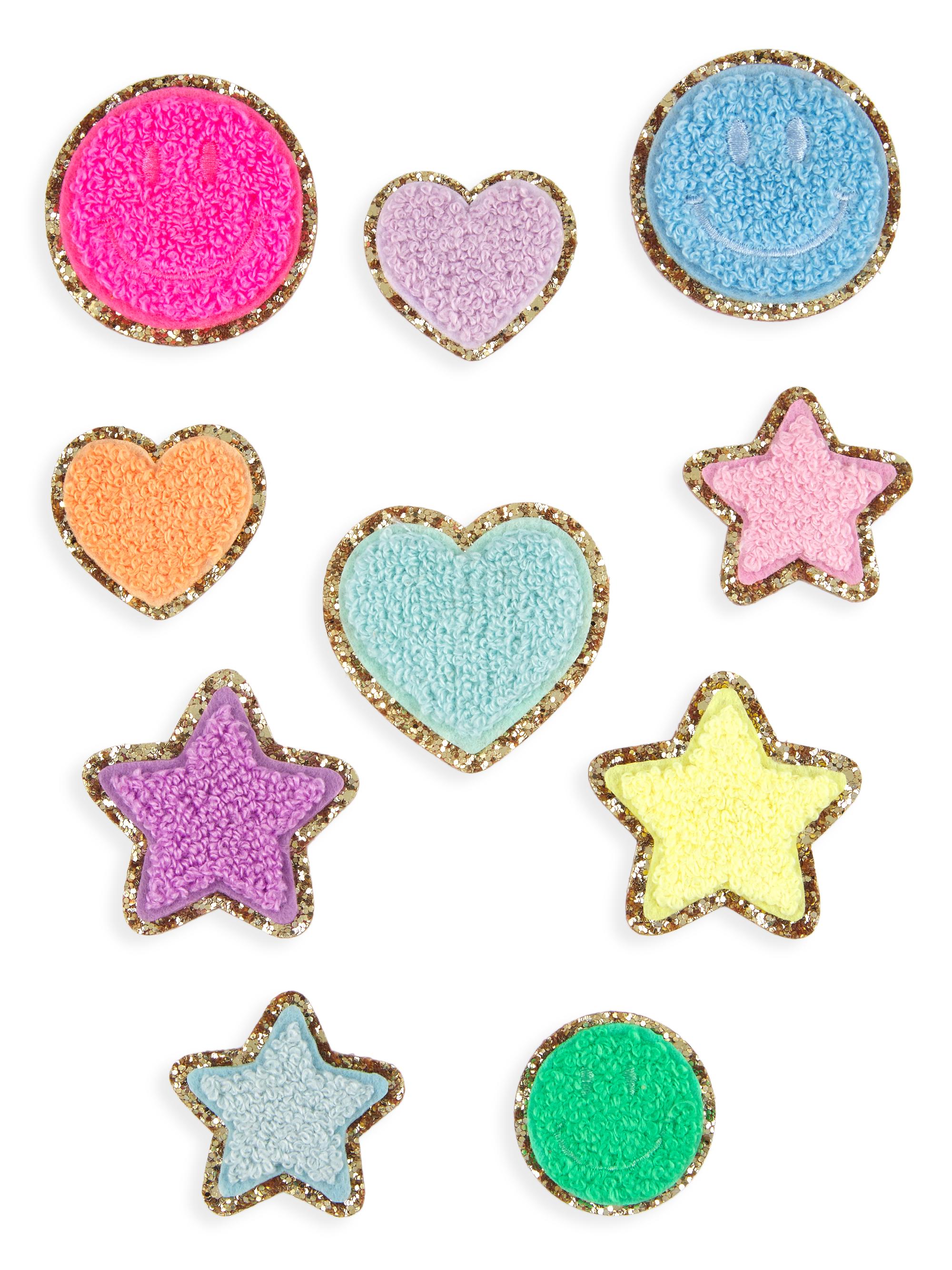 Stoney Clover Lane 10-Pack Glitter Varsity Icon Patch Set