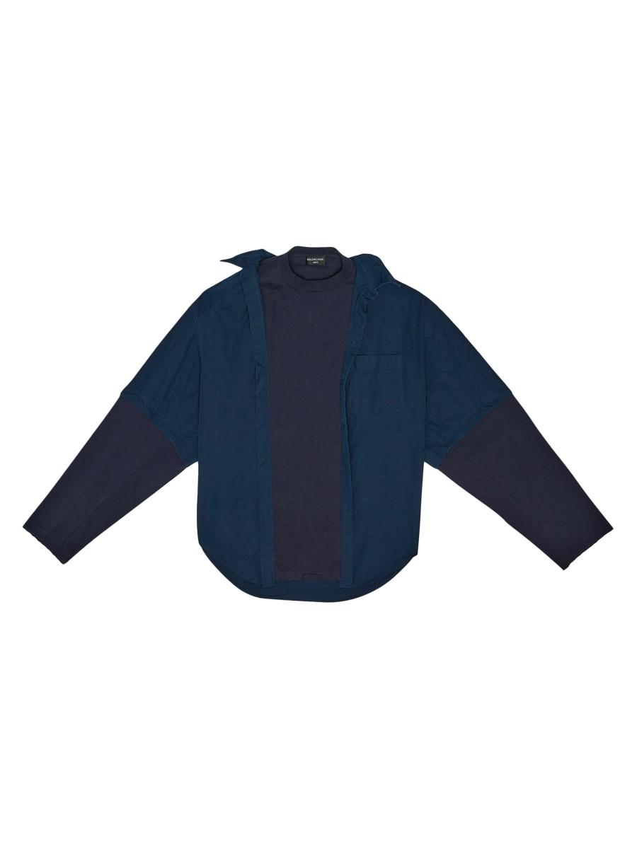 Balenciaga BB Icon Trompe L'oeil Shirt | Saks Fifth Avenue