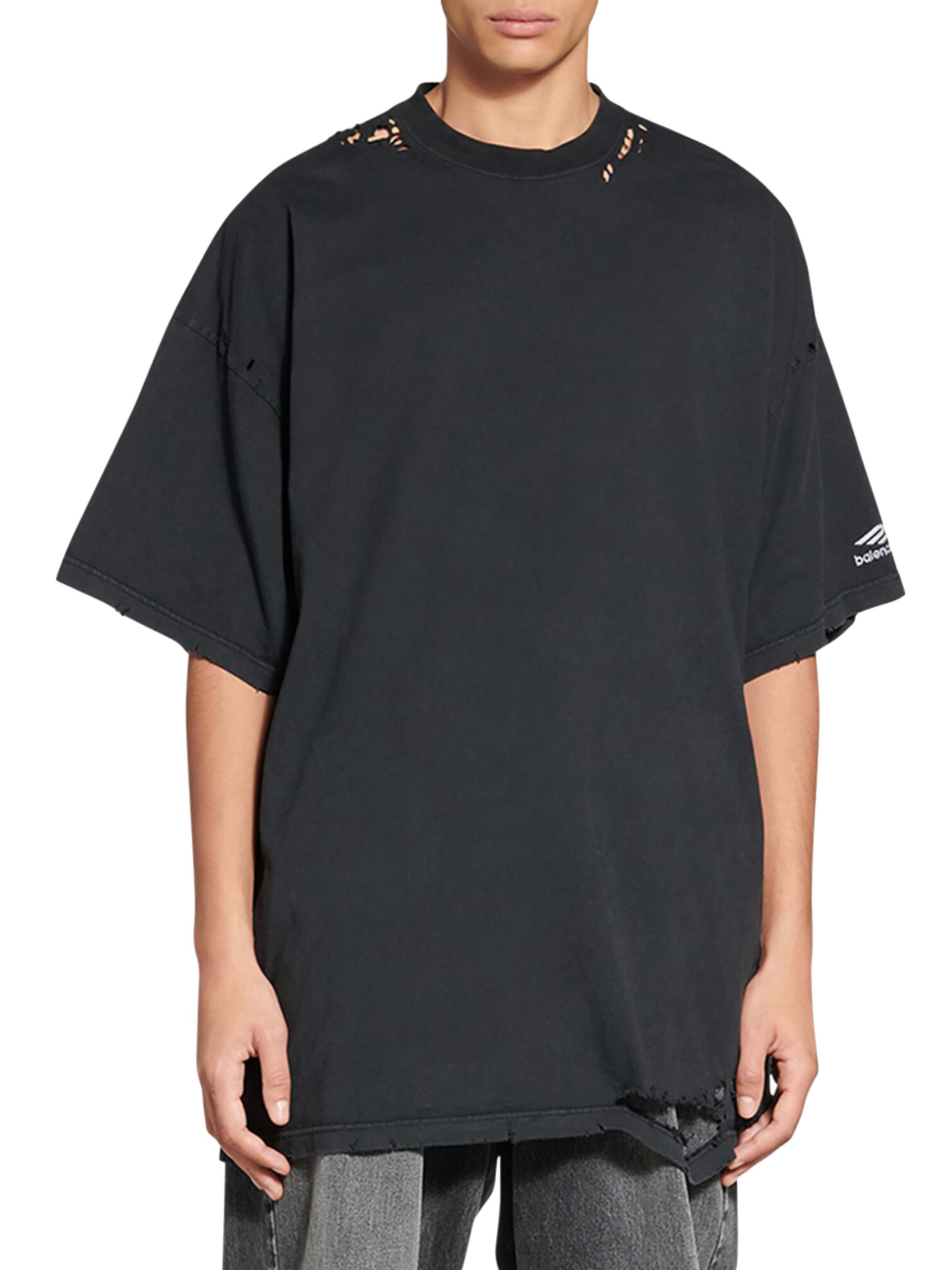 Balenciaga 3B Sports Icon Repaired T-shirt Oversized | Saks Fifth