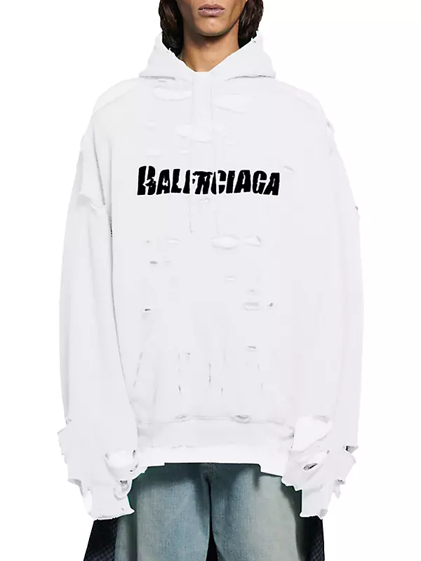 Shop Balenciaga Destroyed Hoodies | Saks Fifth Avenue Shop Balenciaga Destroyed Hoodies | Saks Fifth Avenue