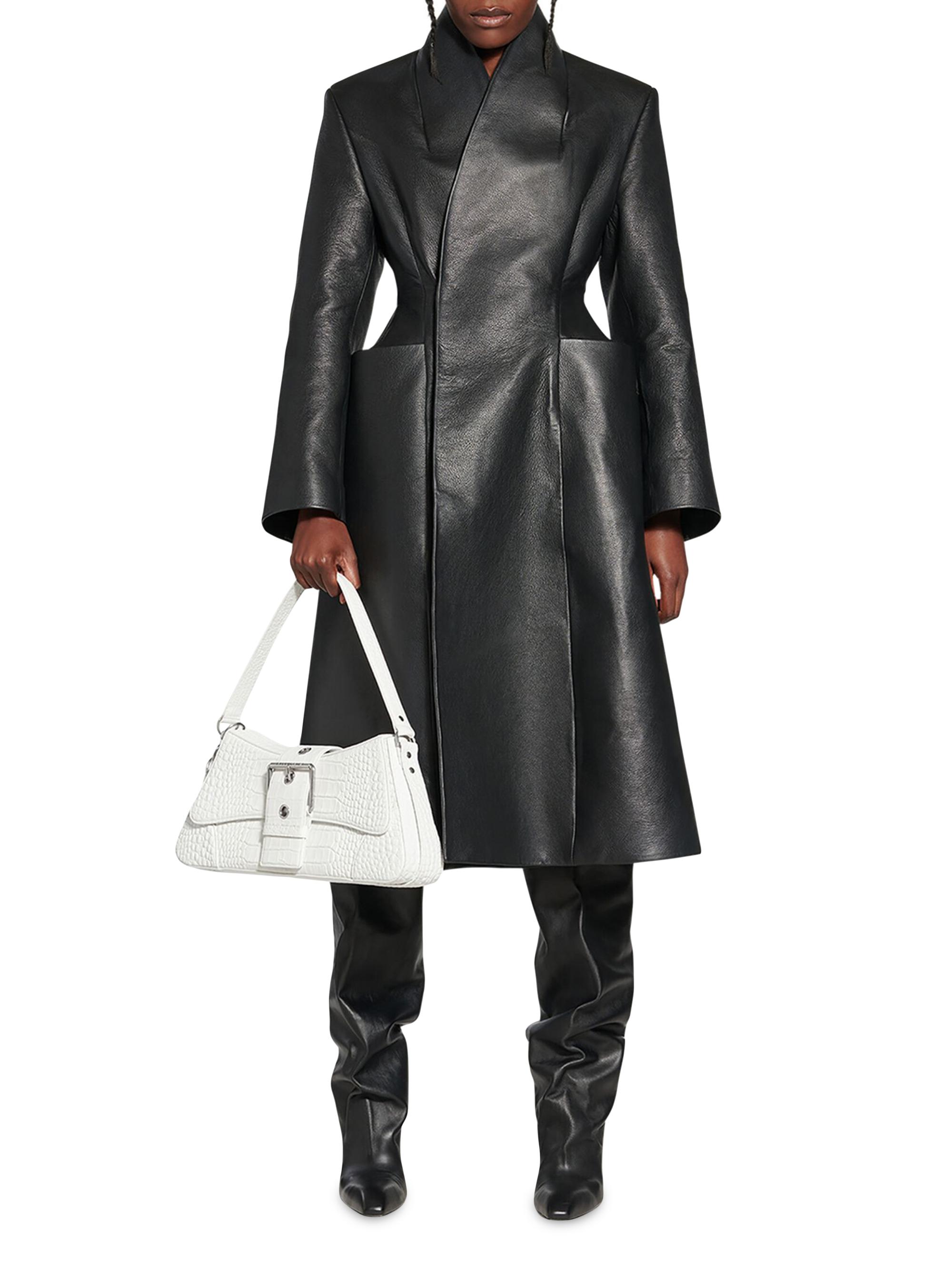 Balenciaga Flare Hourglass Coat | Saks Fifth Avenue