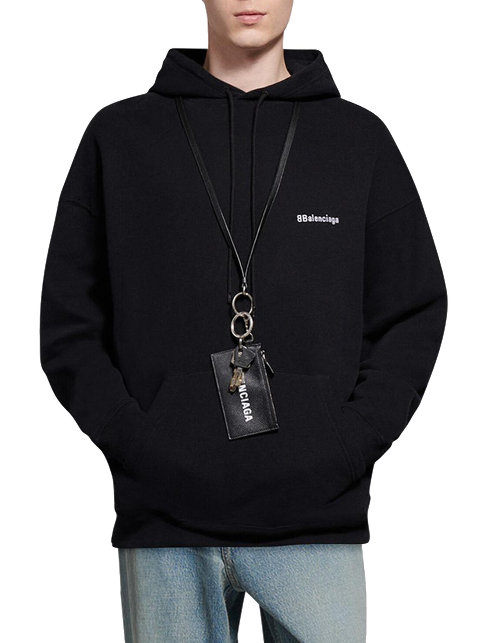 Balenciaga BB Corp Hoodie Medium Fit | Saks Fifth Avenue