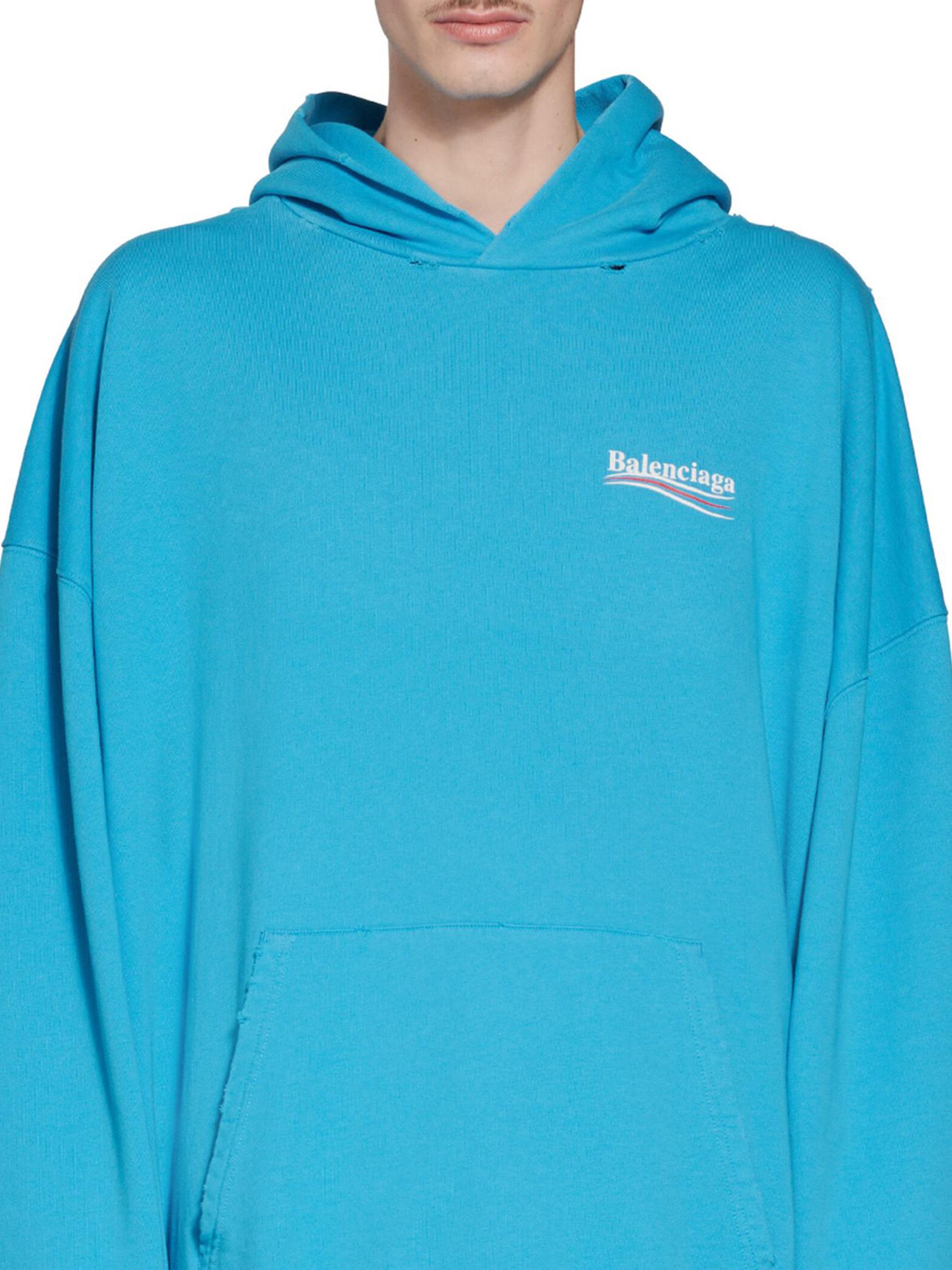 トップス BALENCIAGA Campaign LOGO HOODIE Balenciaga Campaign Logo Hoodie – Justin Reed