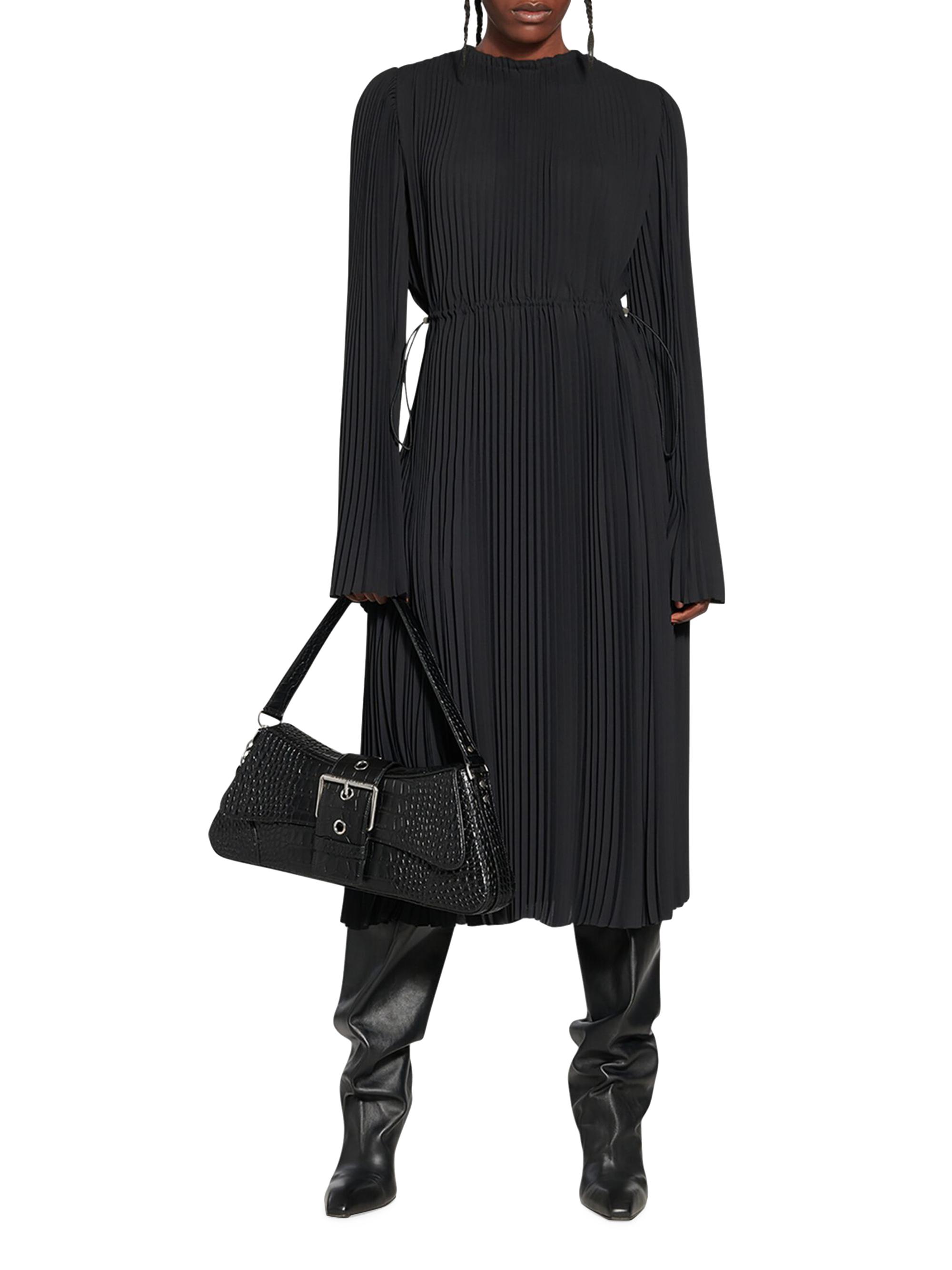 Balenciaga Pleated Drawstring Dress | Saks Fifth Avenue