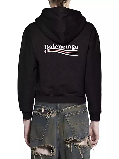 Balenciaga Campaign Logo Long Zip Wallet