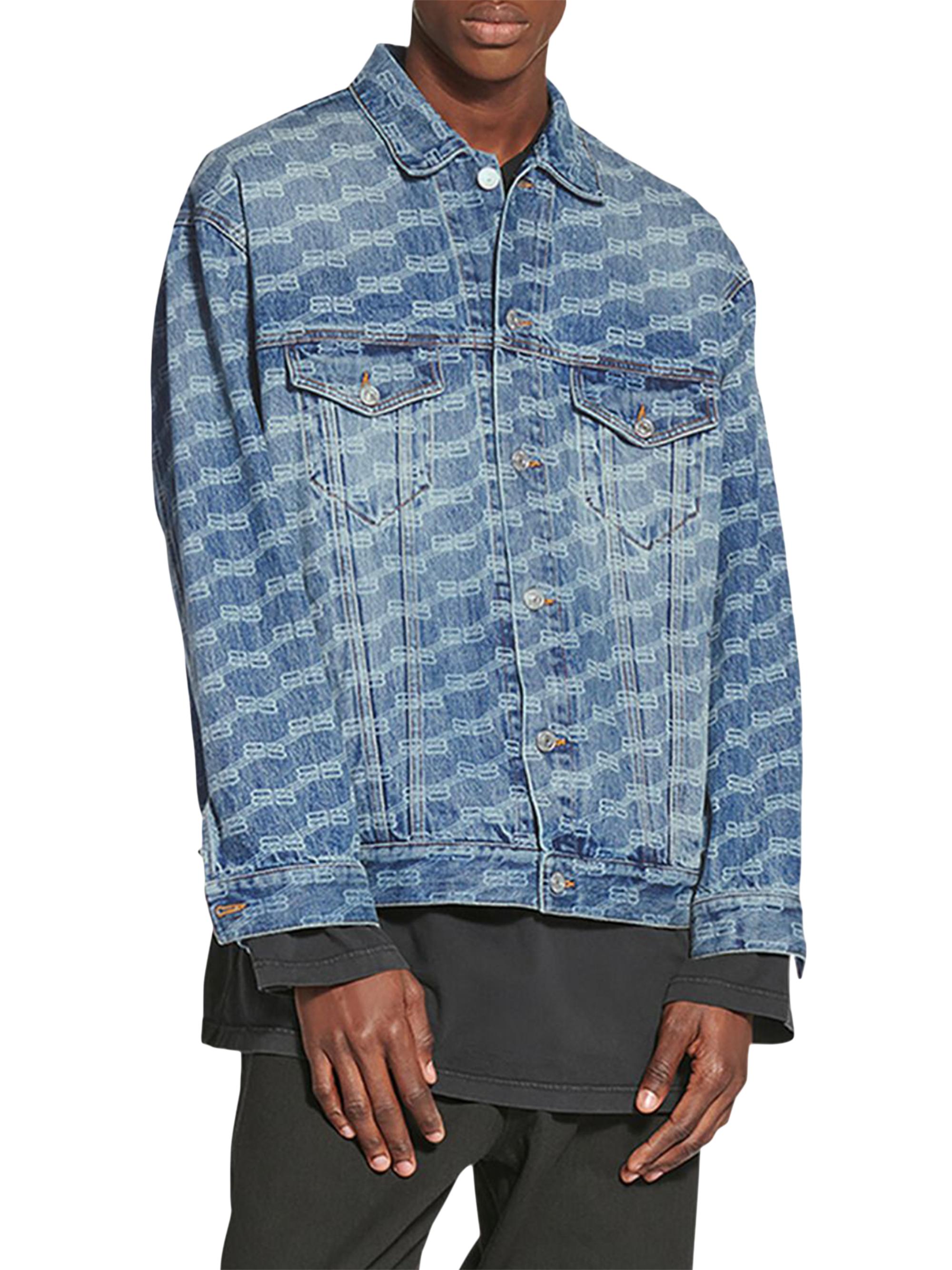 Balenciaga BB Monogram Large Fit Jacket | Saks Fifth Avenue