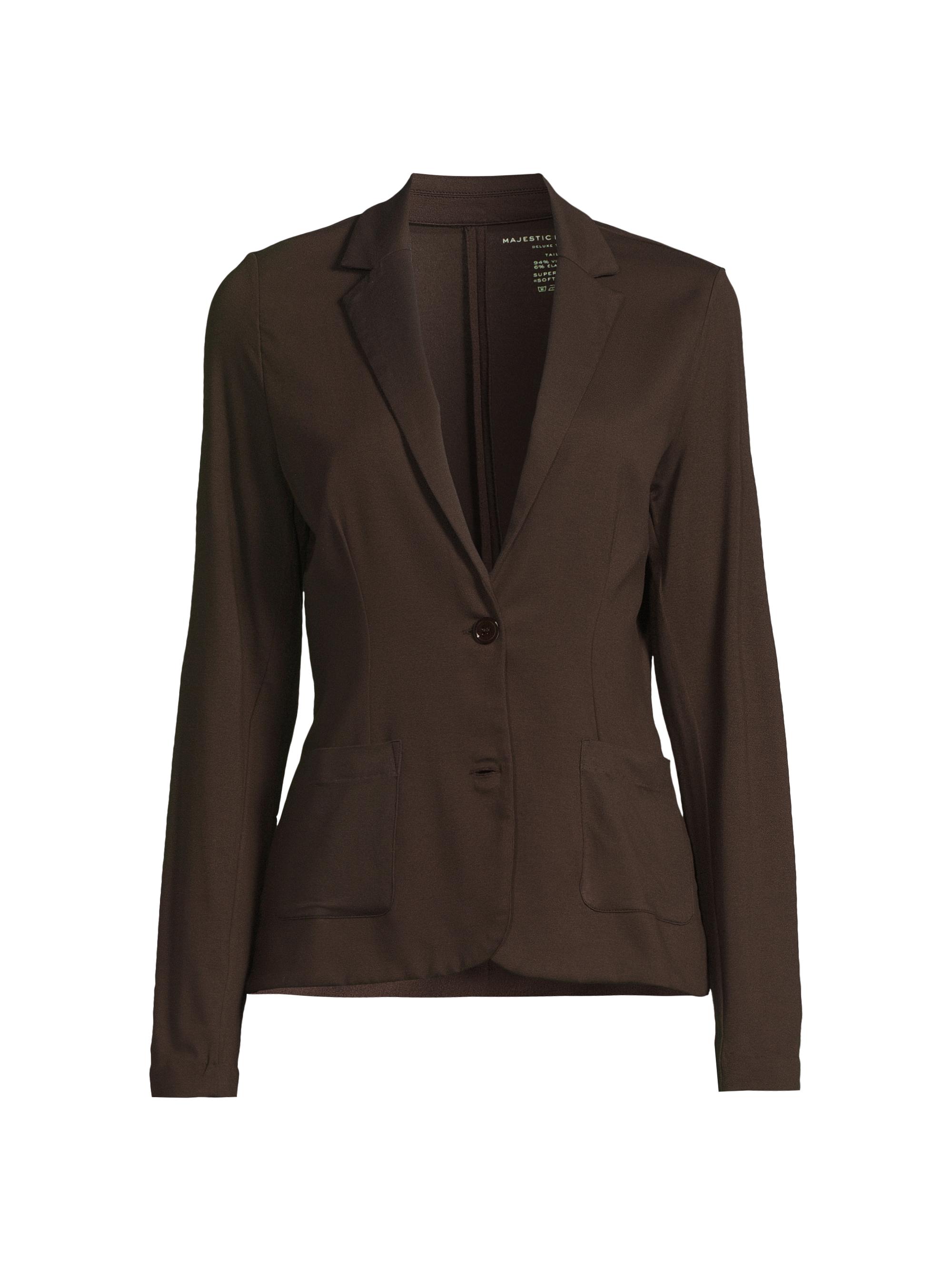 Majestic Filatures French Terry Single-Button Blazer | Saks Fifth