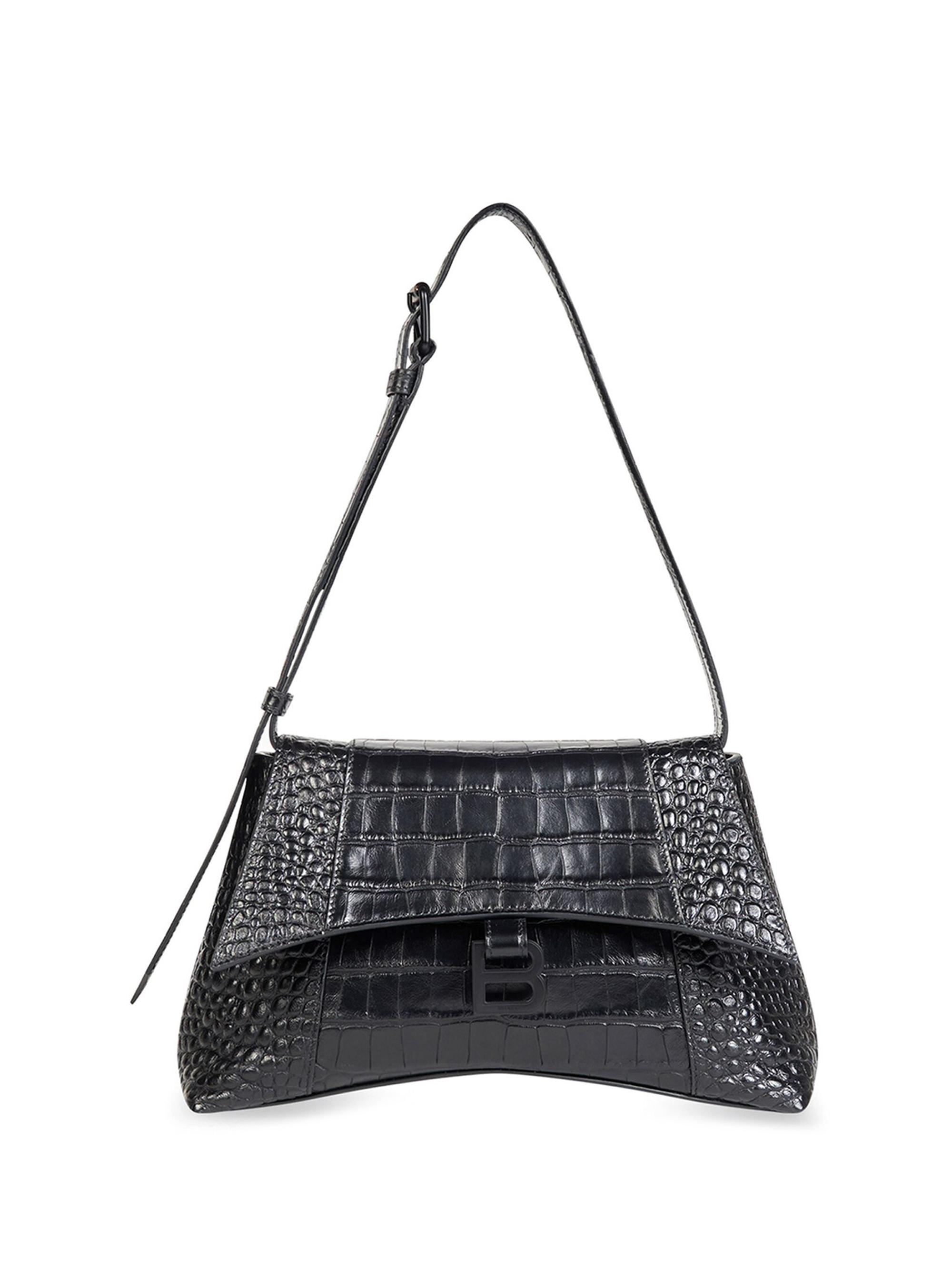 Balenciaga Women's Downtown  Shoulder Bag - Black