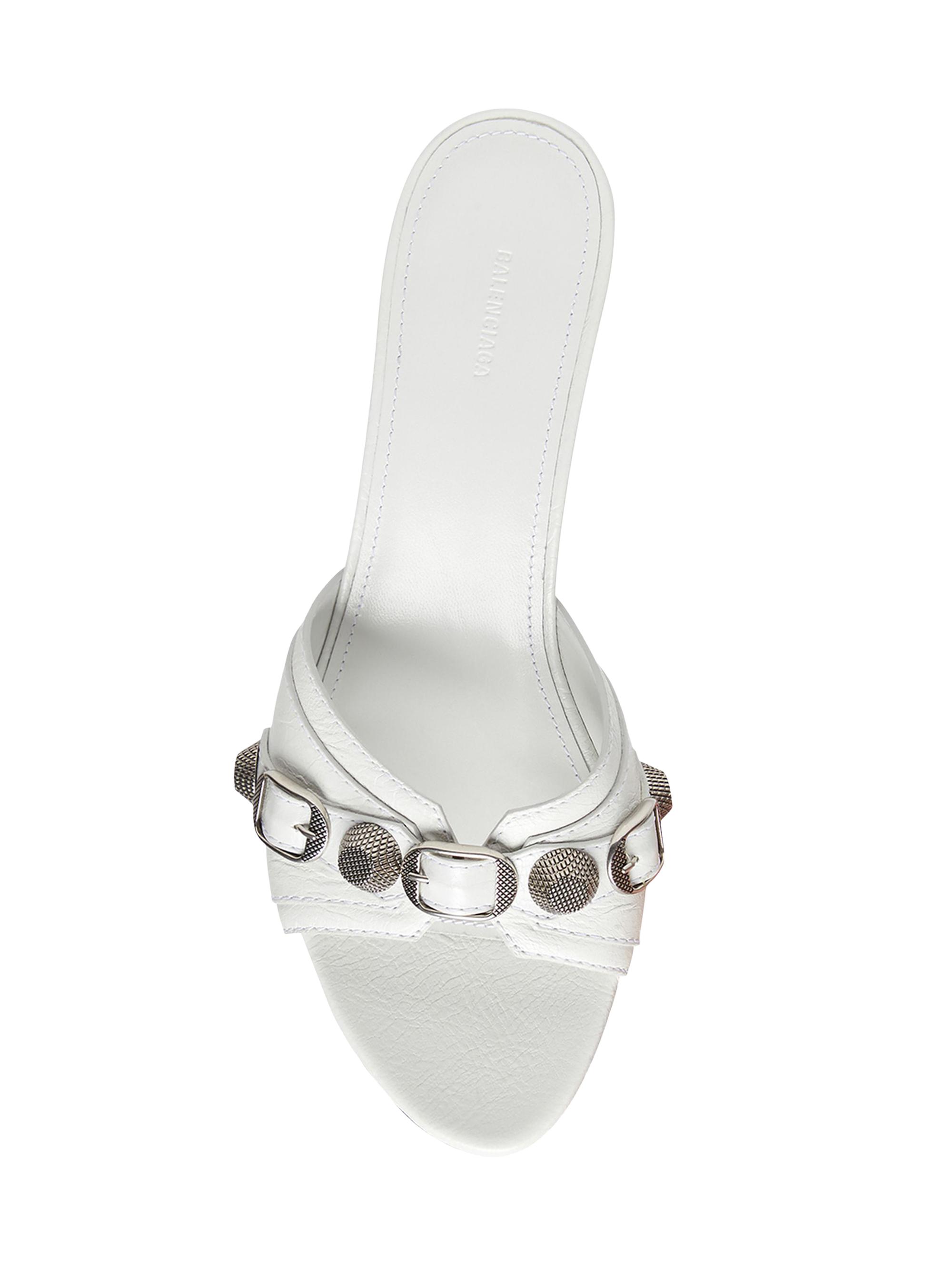 BALENCIAGA Cagole sandal ホワイト Balenciaga Cagole 70MM Sandals | Saks Fifth Avenue
