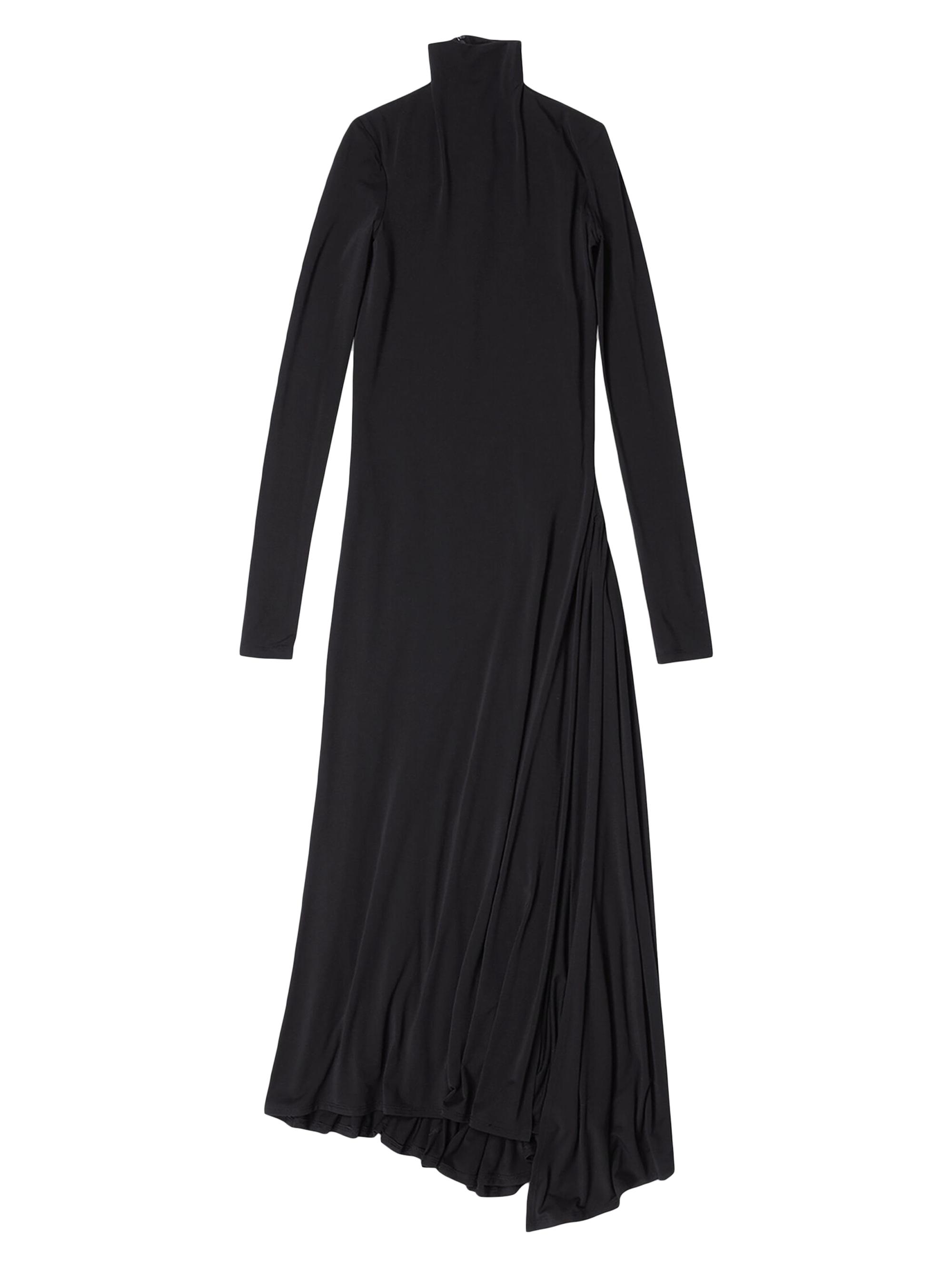 Balenciaga Women's Twisted Slit Dress - Black