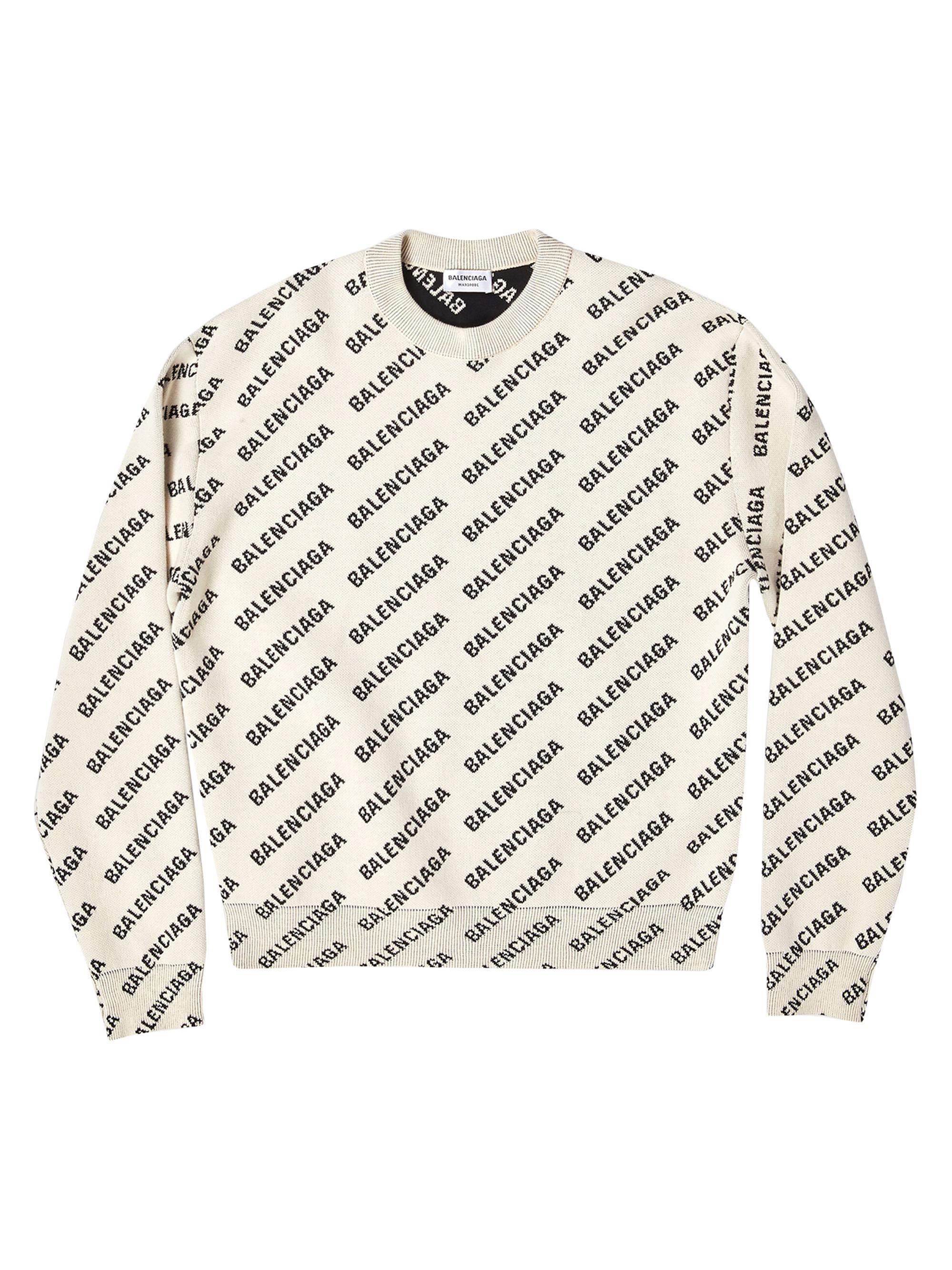 BALENCIAGA - Crewneck Sweater With Logo