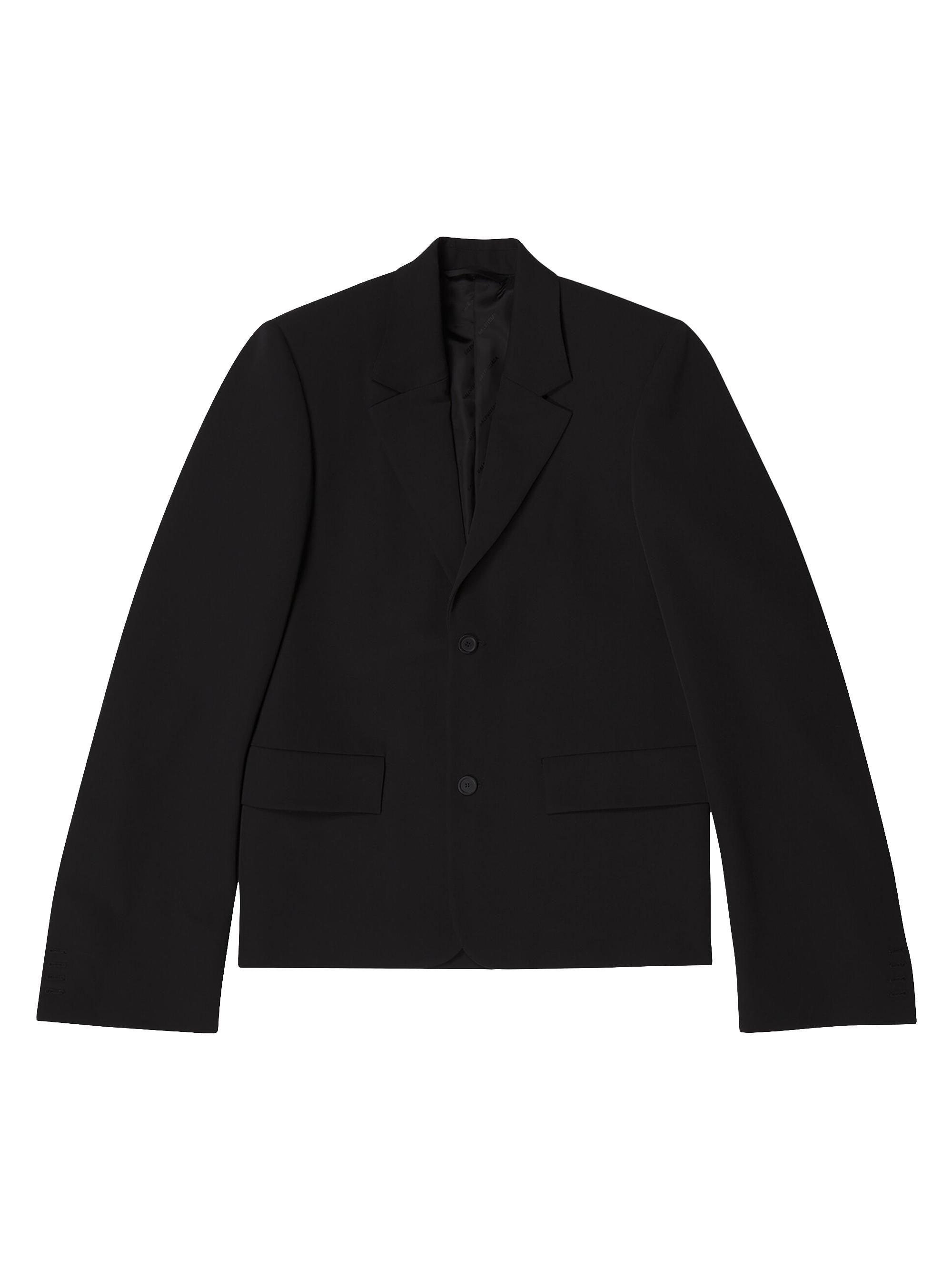 Balenciaga Women's Fitted Jacket - Black