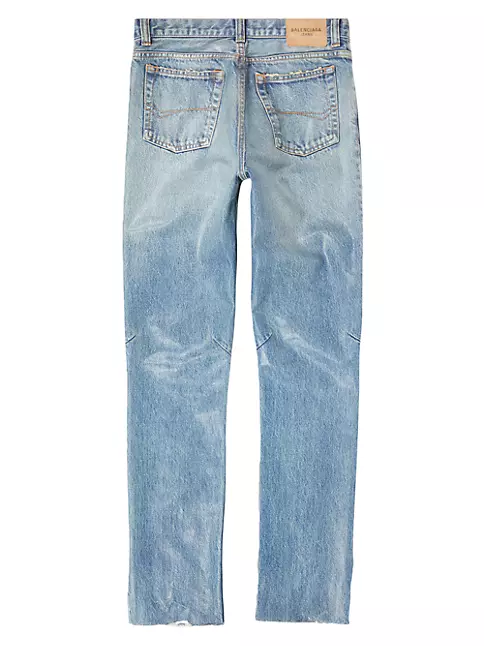 Balenciaga Men's Super Fitted Jeans - True Blue - Size 32