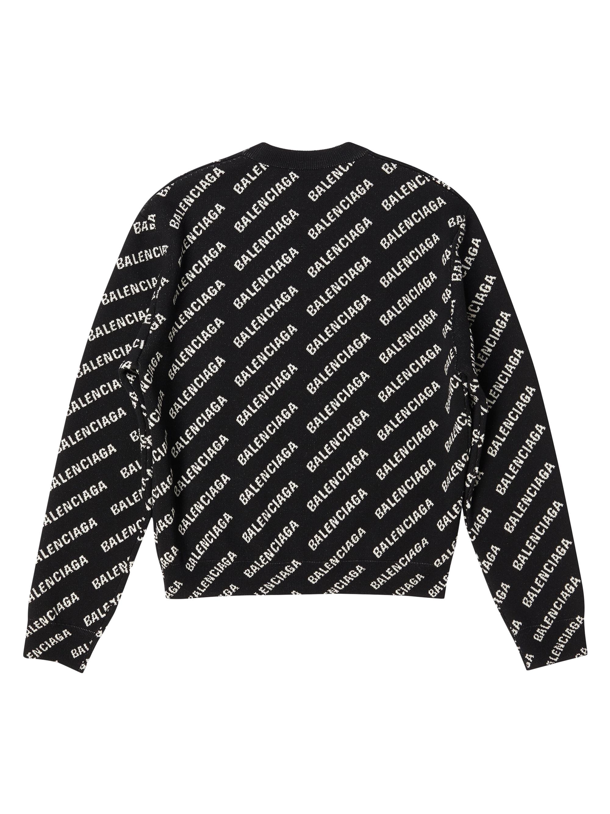 Balenciaga Mini Allover Logo Sweater | Saks Fifth Avenue