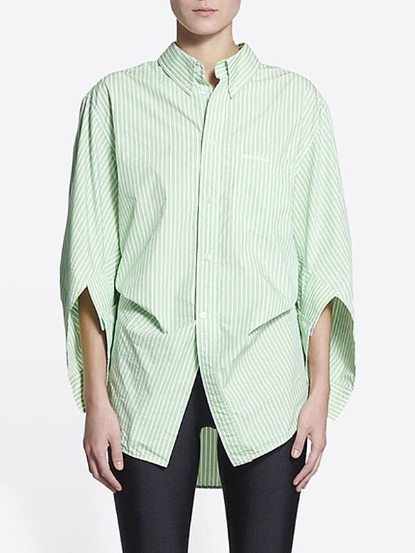 Shop Balenciaga BB Corp Swing Twisted Shirt | Saks Fifth Avenue Shop Balenciaga BB Corp Swing Twisted Shirt | Saks Fifth Avenue
