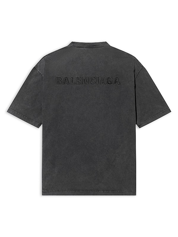 Shop Balenciaga Logo T-shirt Medium Fit | Saks Fifth Avenue Shop Balenciaga Logo T-shirt Medium Fit | Saks Fifth Avenue