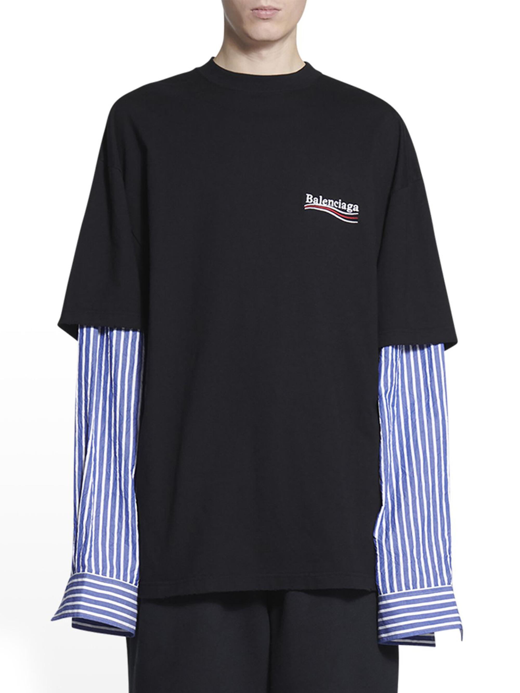F*k様 BALENCIAGA Political Campaign Layer Balenciaga Political Campaign Layered T-Shirt | Saks Fifth Avenue