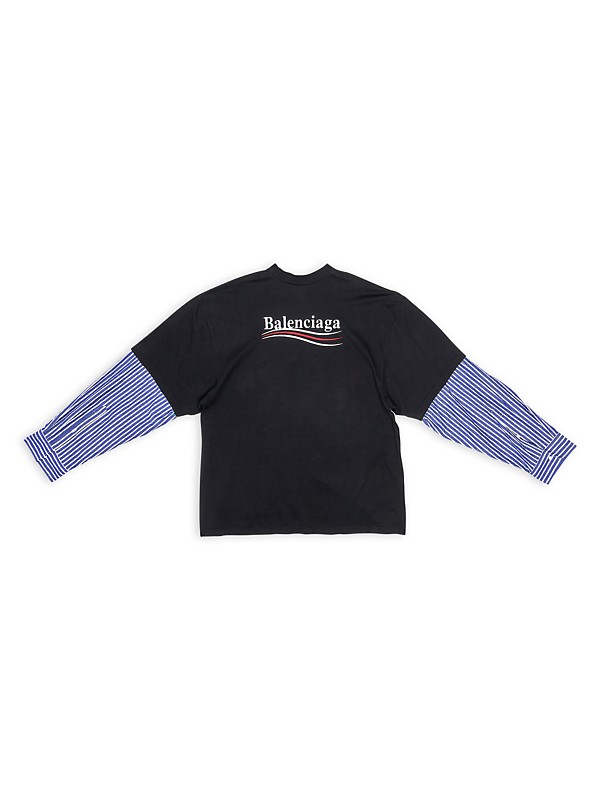 Shop Balenciaga Political Campaign Layered T-Shirt | Saks Shop Balenciaga Political Campaign Layered T-Shirt | Saks