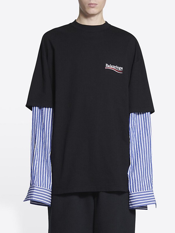 Shop Balenciaga Political Campaign Layered T-Shirt | Saks Shop Balenciaga Political Campaign Layered T-Shirt | Saks