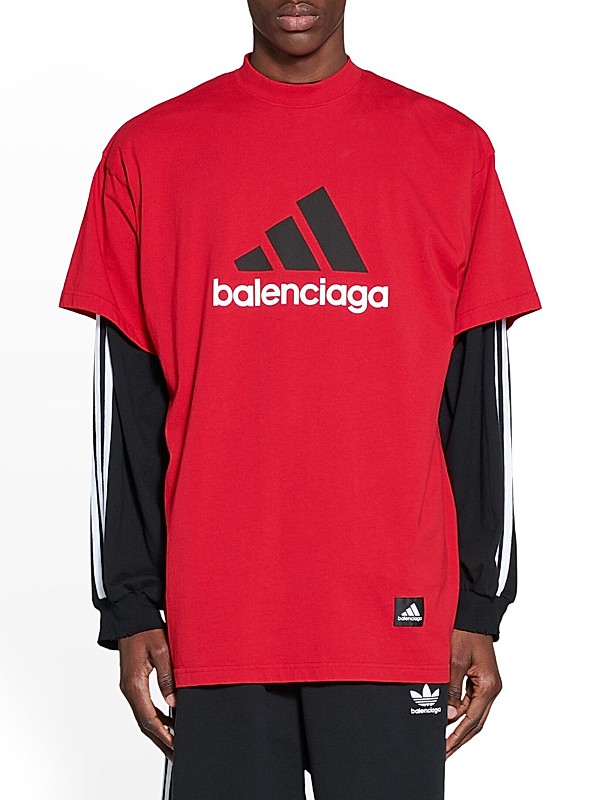 Shop Balenciaga Balenciaga / Adidas T-shirt Oversized | Saks Shop Balenciaga Balenciaga / Adidas T-shirt Oversized | Saks