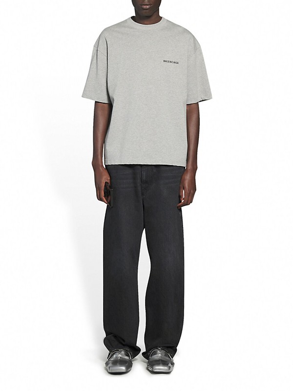 Shop Balenciaga Logo Medium Fit T-Shirt | Saks Fifth Avenue Shop Balenciaga Logo Medium Fit T-Shirt | Saks Fifth Avenue