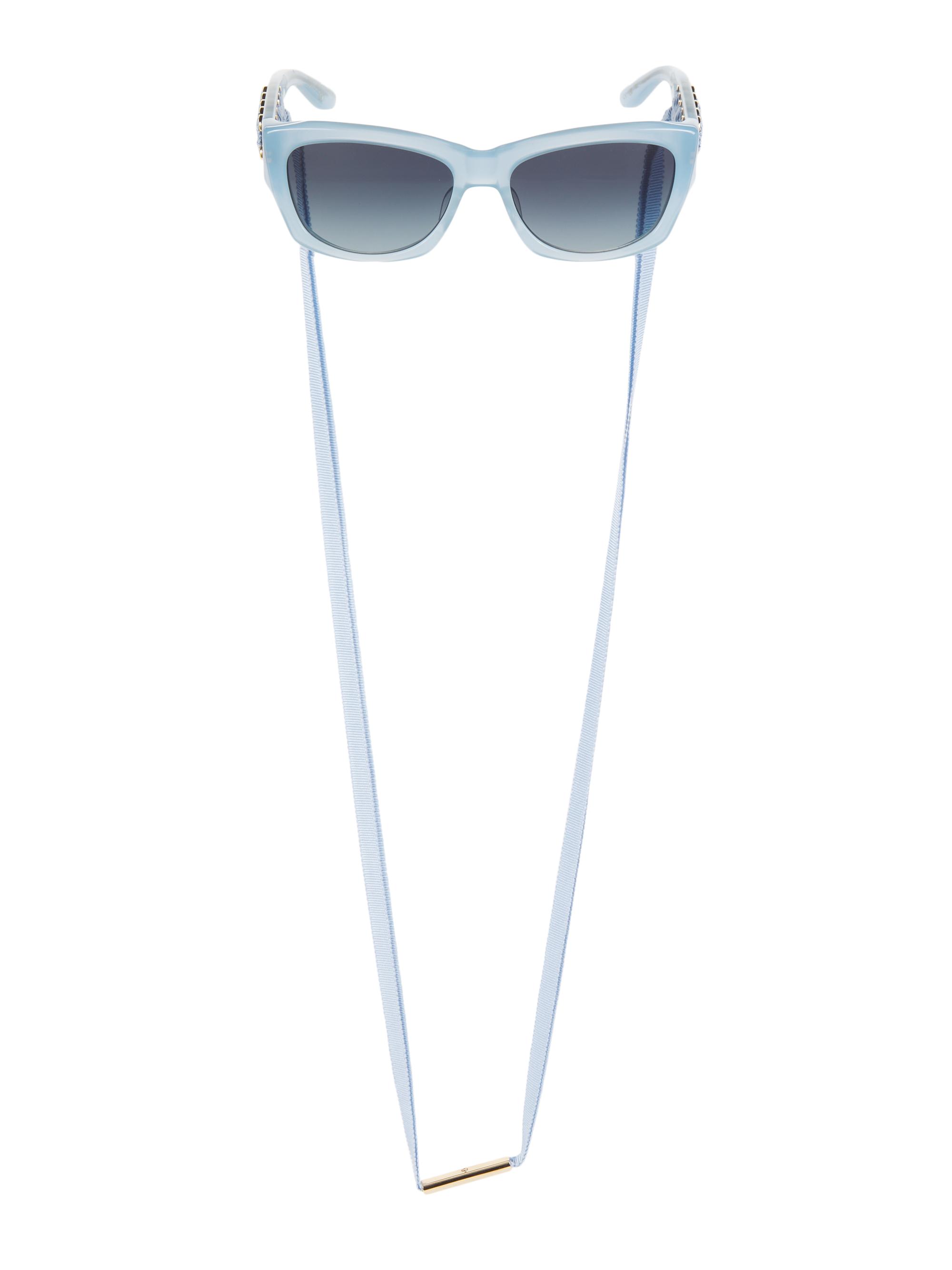 Barton Perreira Women's Cora 56MM Rectangular Sunglasses - Blue