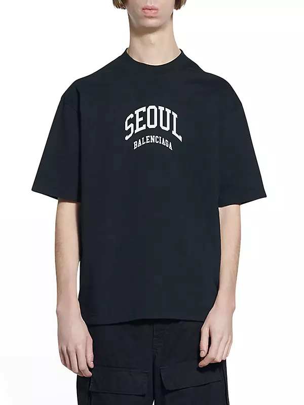 Shop Balenciaga Cities Seoul T-Shirt Medium Fit | Saks Fifth Avenue