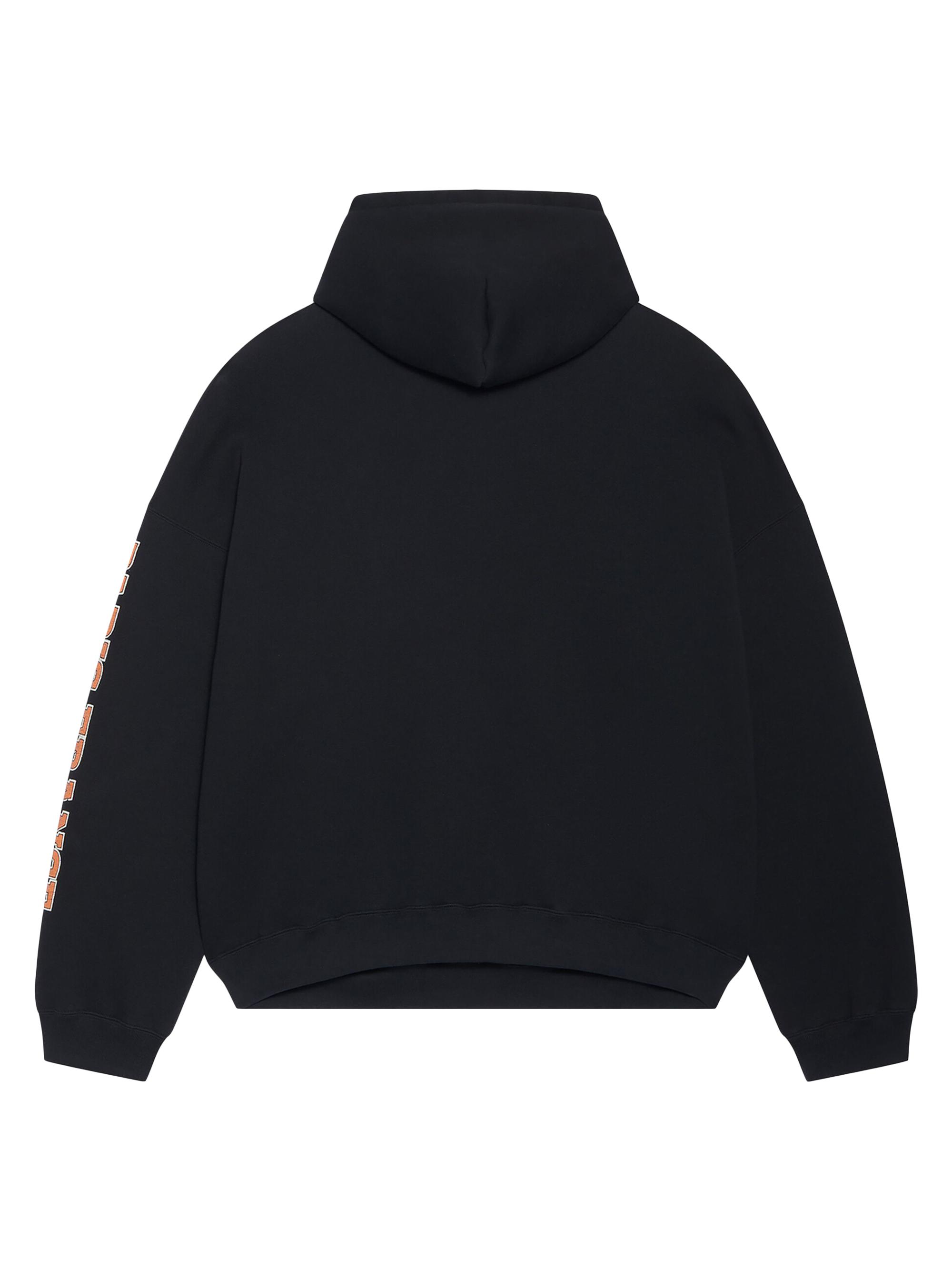 トップス Balenciaga LOGO PRINT HOODIE WIDE FIT 0400018086679_BLACKORANGEWHITE