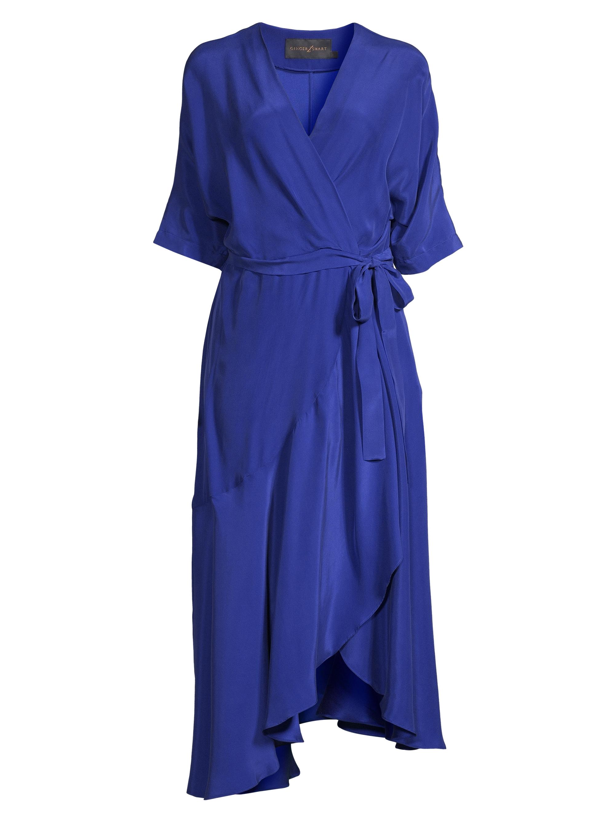 Ginger & Smart Perpetual Wrap Silk Dress | Saks Fifth Avenue